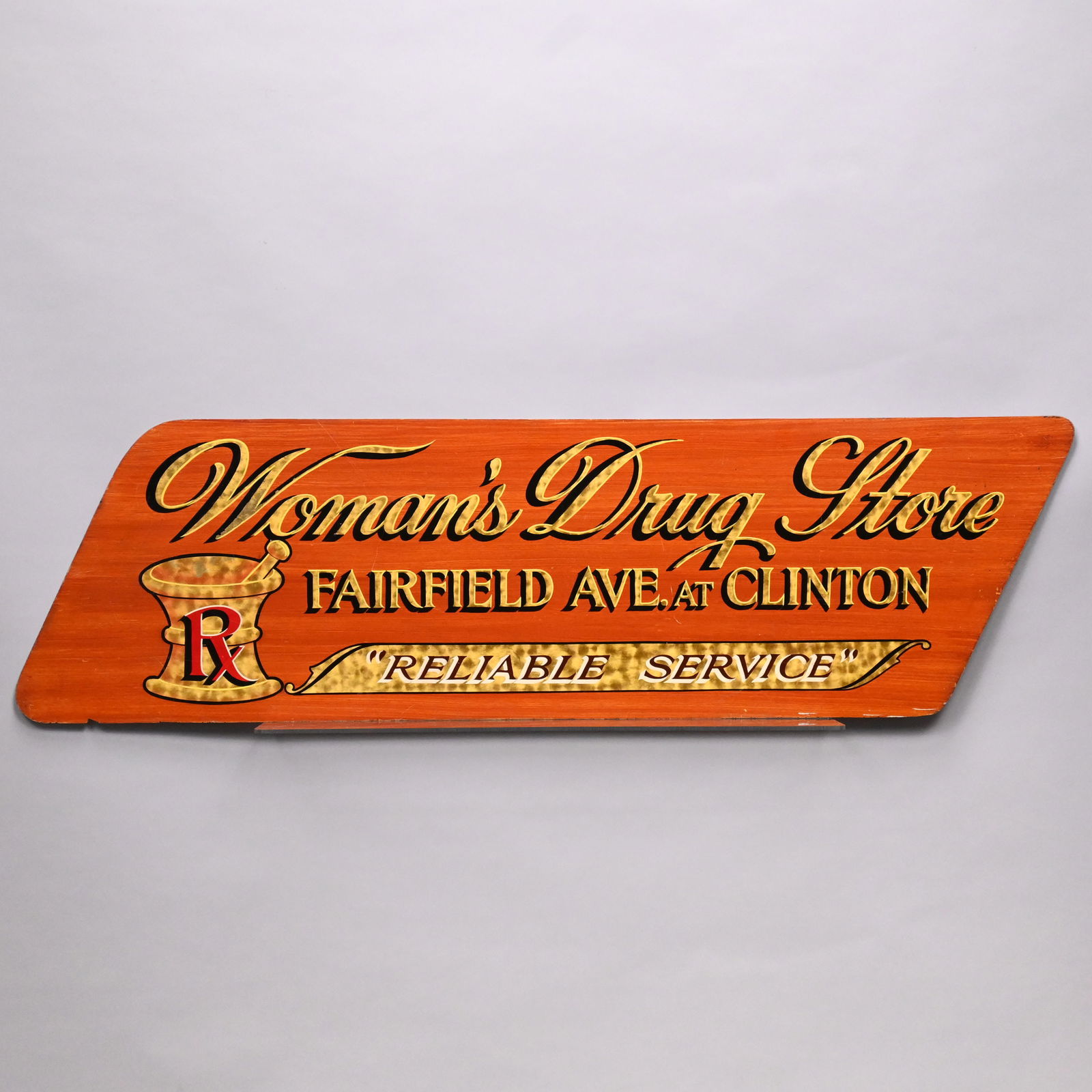 "Woman's Drug Store" Advertising Sign (1 of 6)