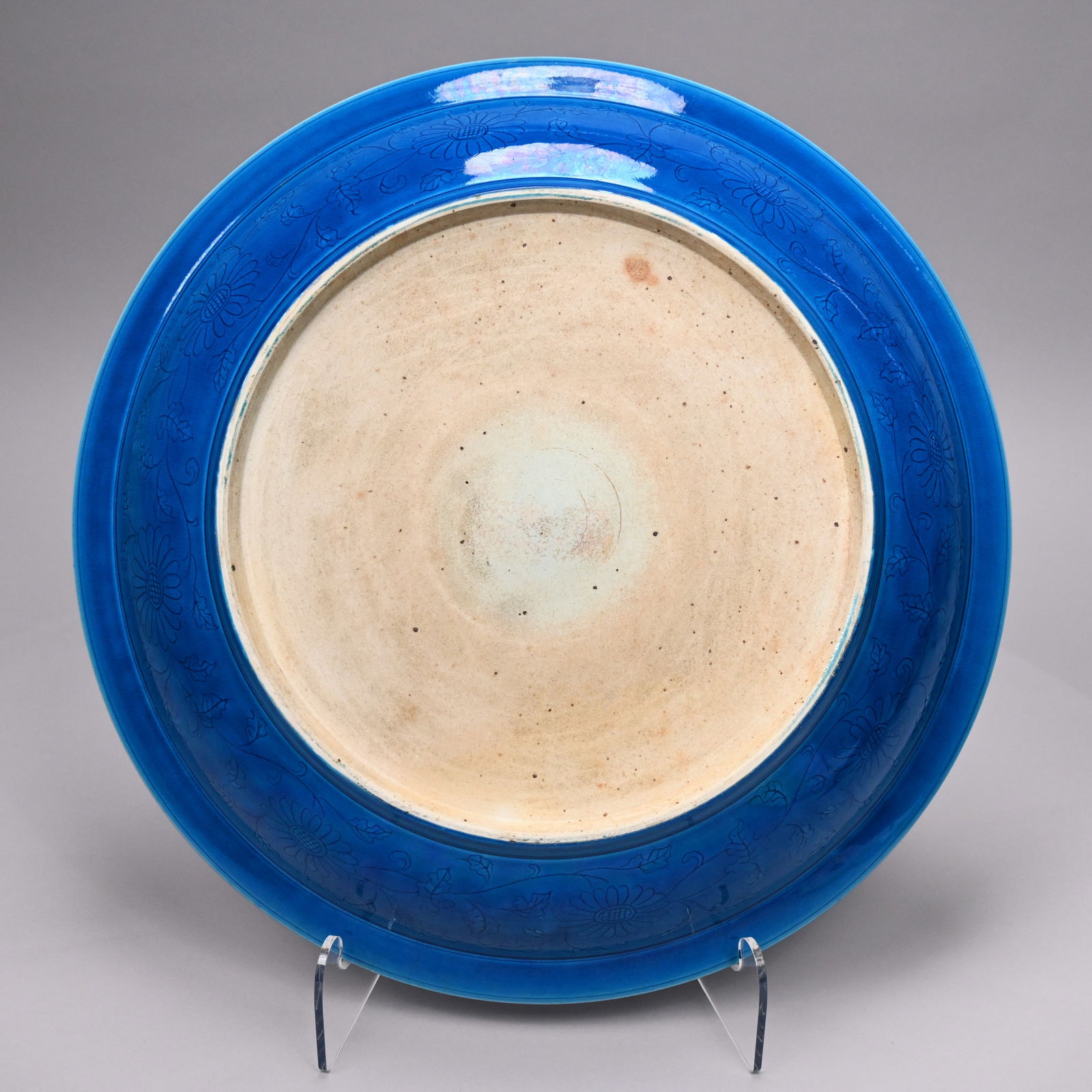 Chinese Turquoise-Glazed Large Basin - 3