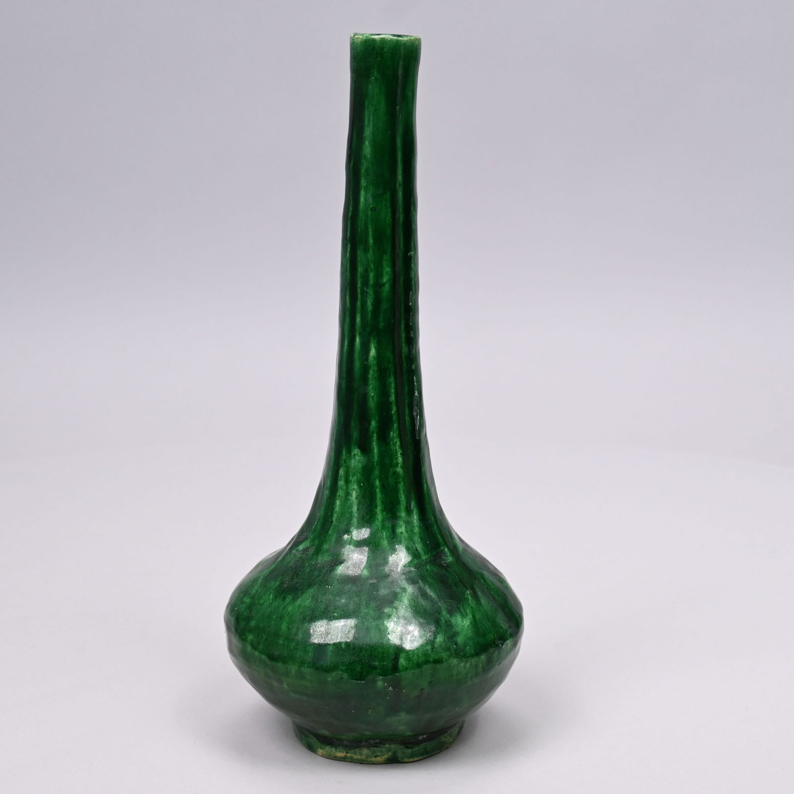 Four Chinese Glazed Stoneware & Earthenware Vases - 5