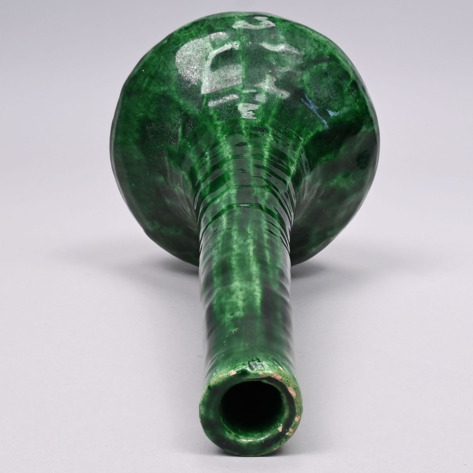 Four Chinese Glazed Stoneware & Earthenware Vases - 6