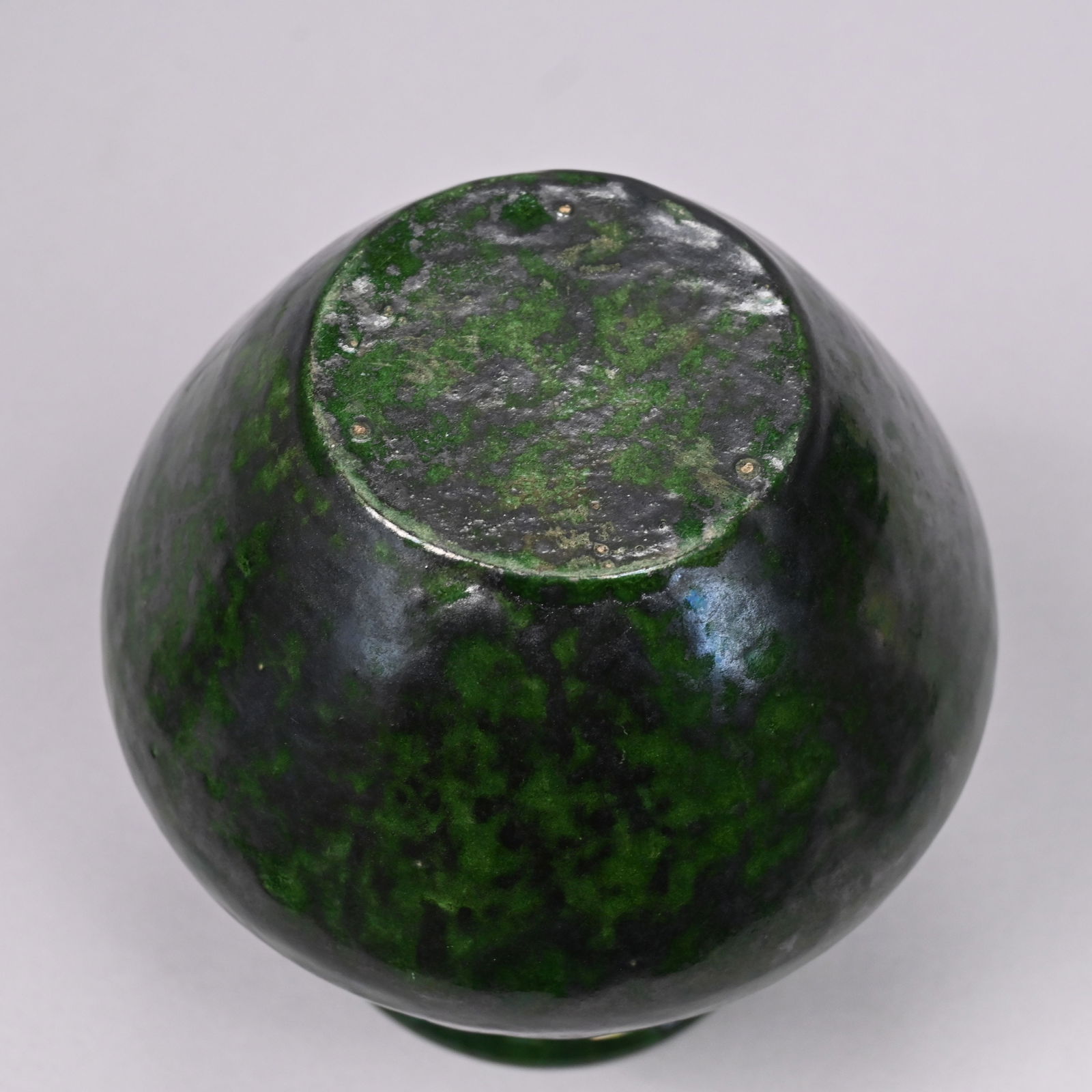 Five Chinese Glazed Earthenware Vases and a Censer - 13