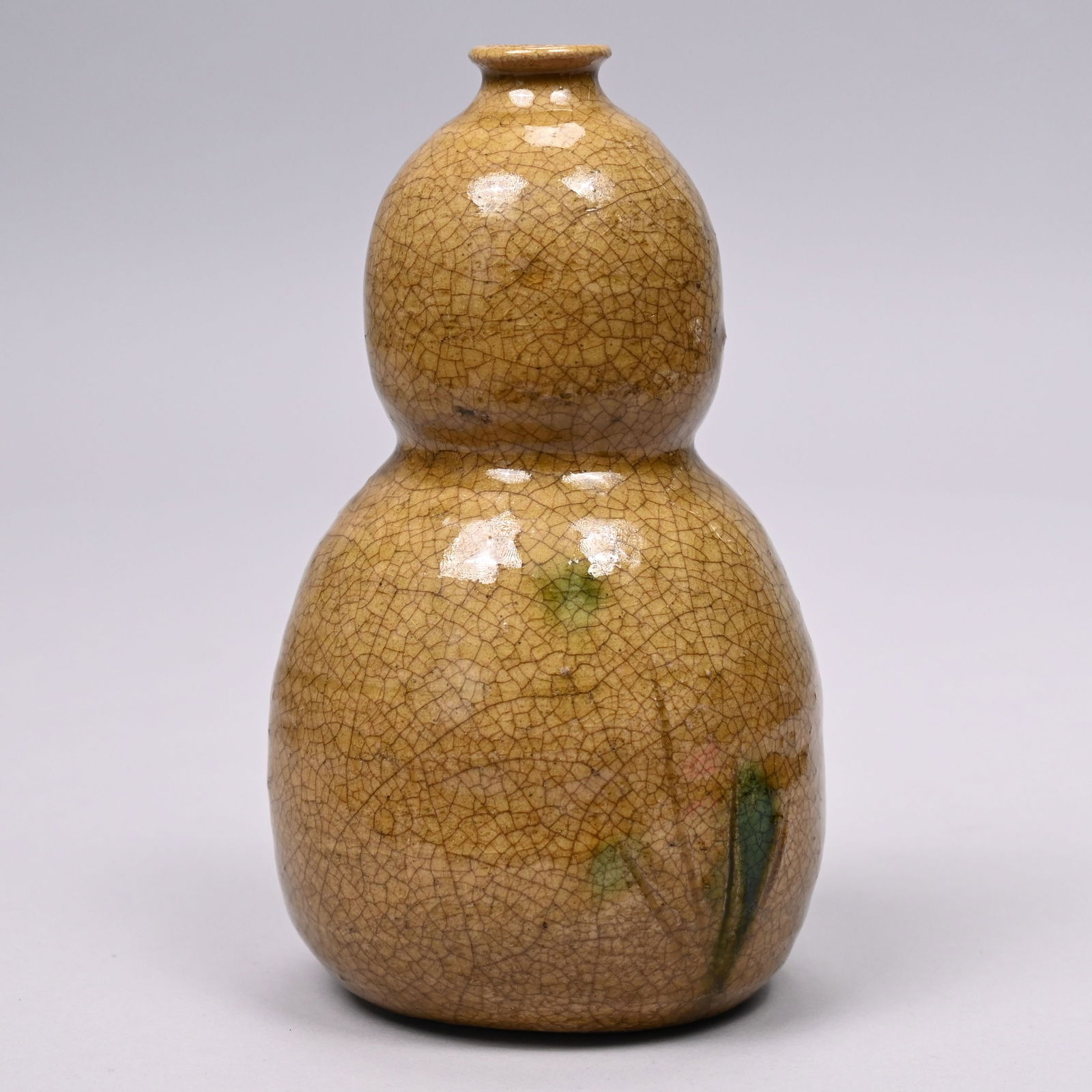 Five Chinese Glazed Earthenware Vases and a Censer - 2