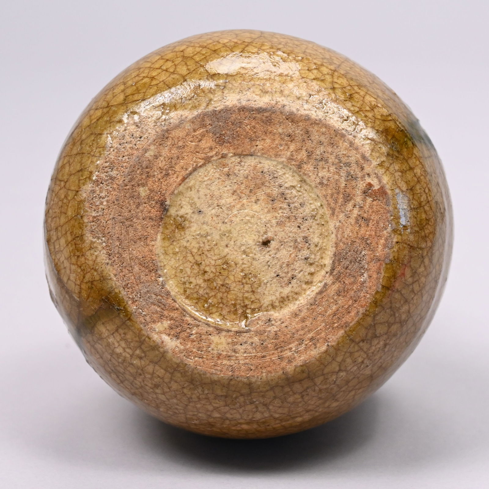 Five Chinese Glazed Earthenware Vases and a Censer - 4