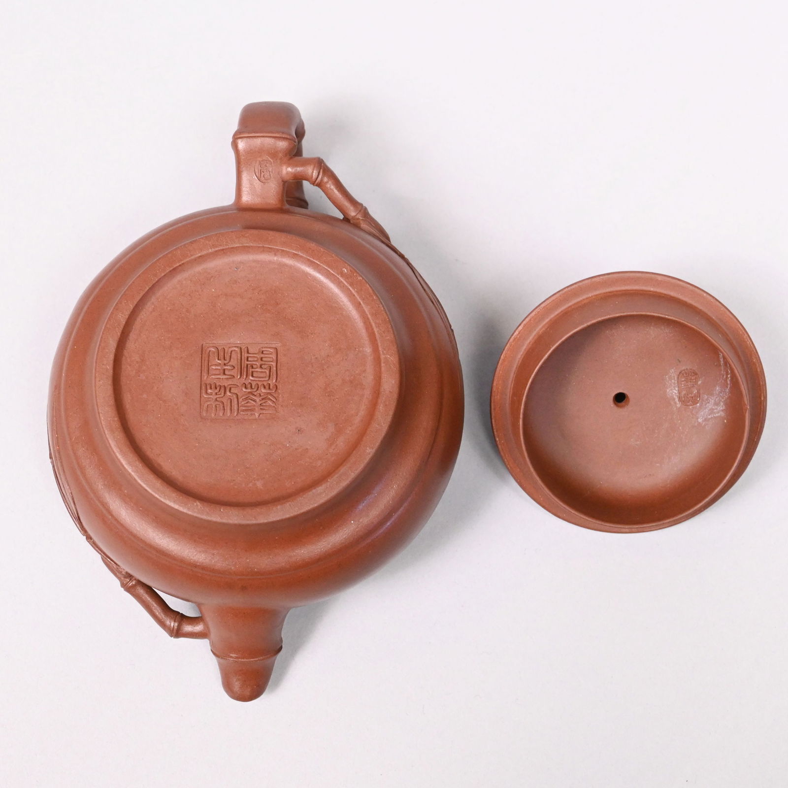 Five Chinese Yixing Teapots, Various Makers - 8