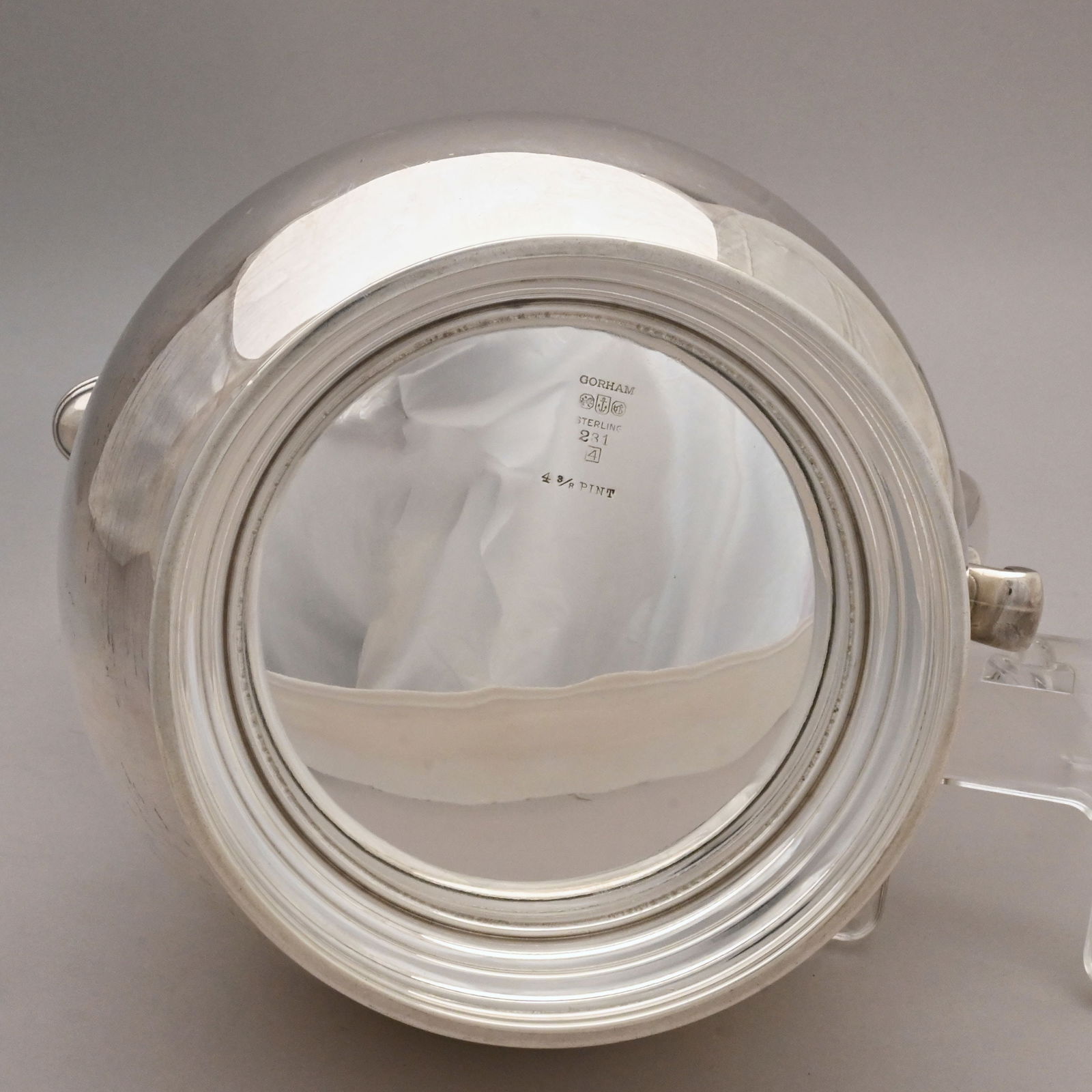 American Sterling Silver Water Pitcher, Gorham - 5