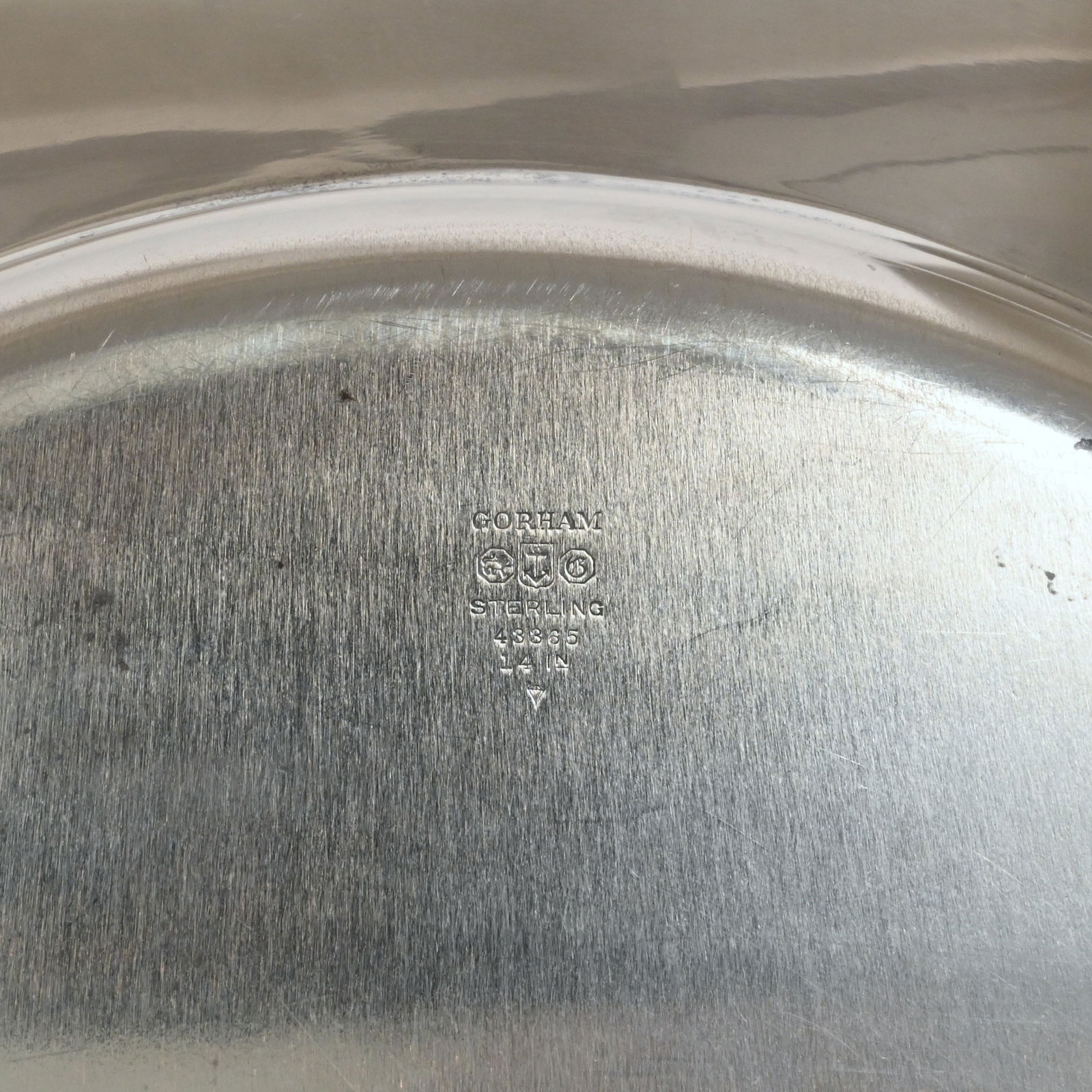 American Sterling Silver Circular Tray - 3