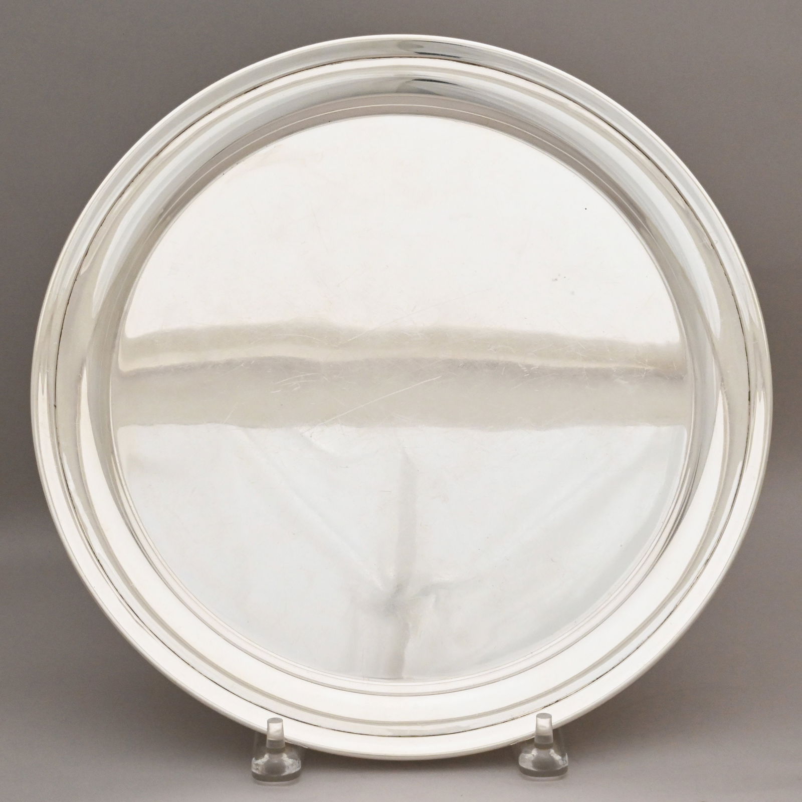 Two American Sterling Silver Serving Trays - 2