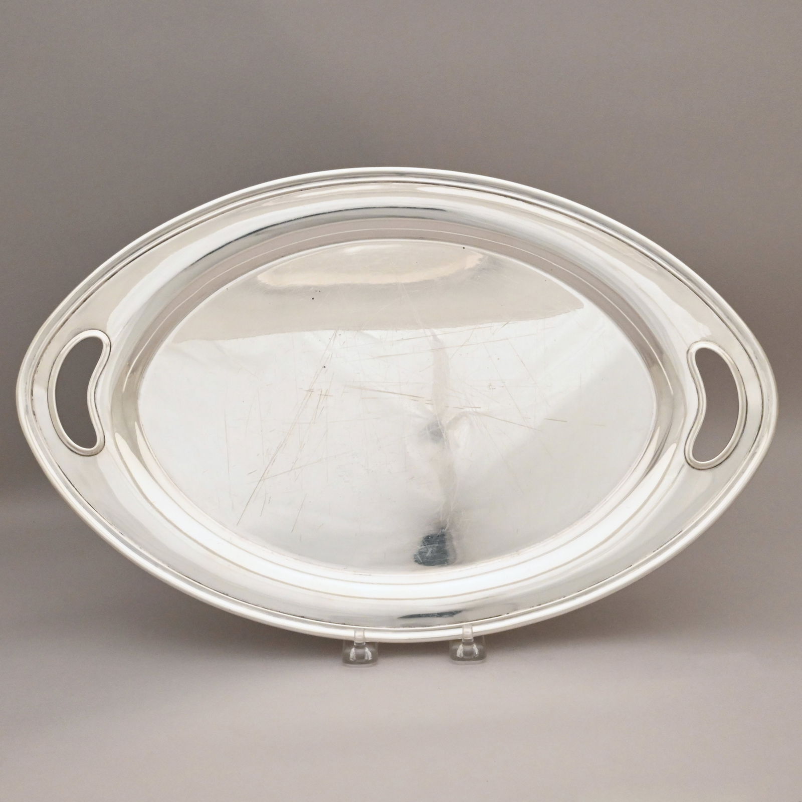 Two American Sterling Silver Serving Trays - 5