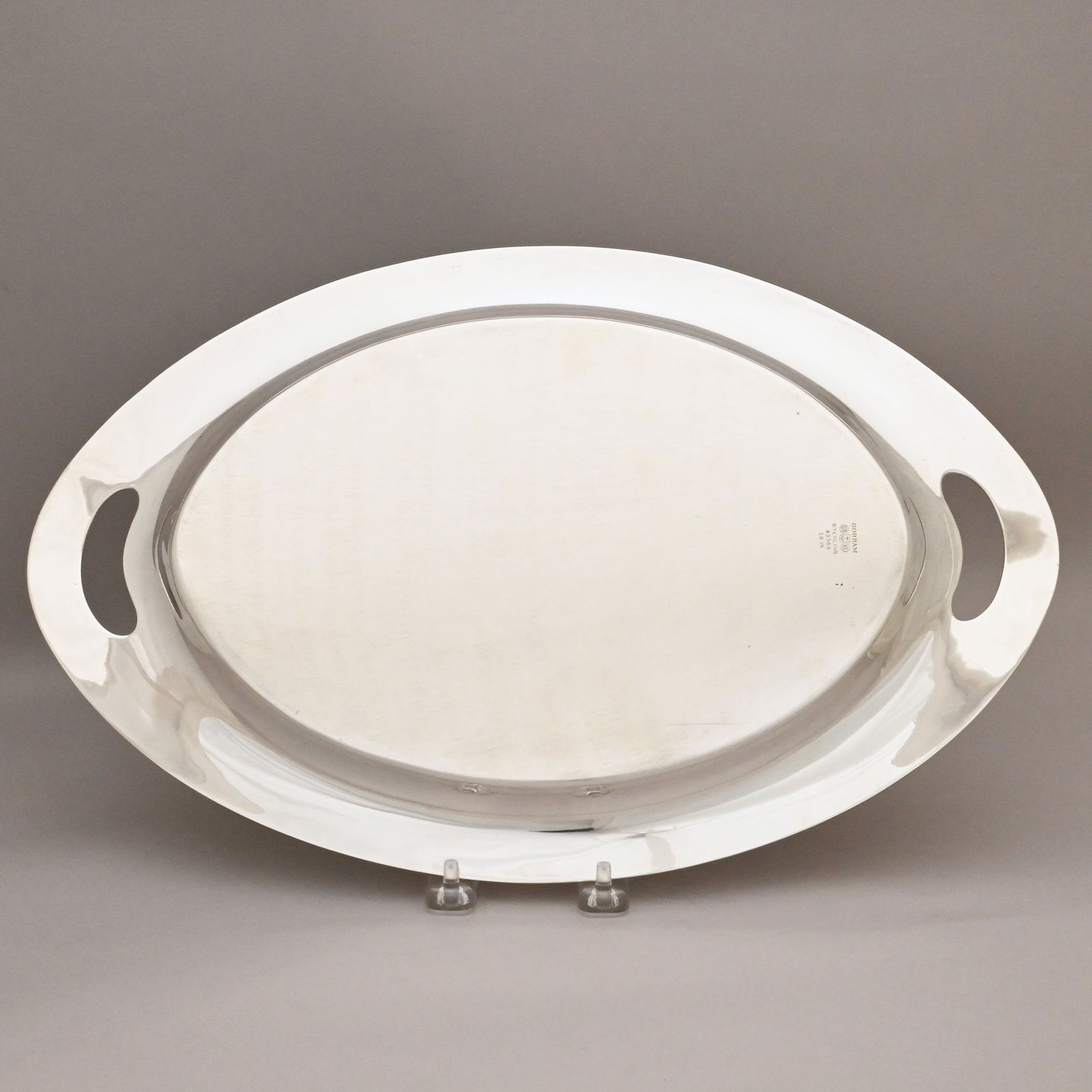 Two American Sterling Silver Serving Trays - 6