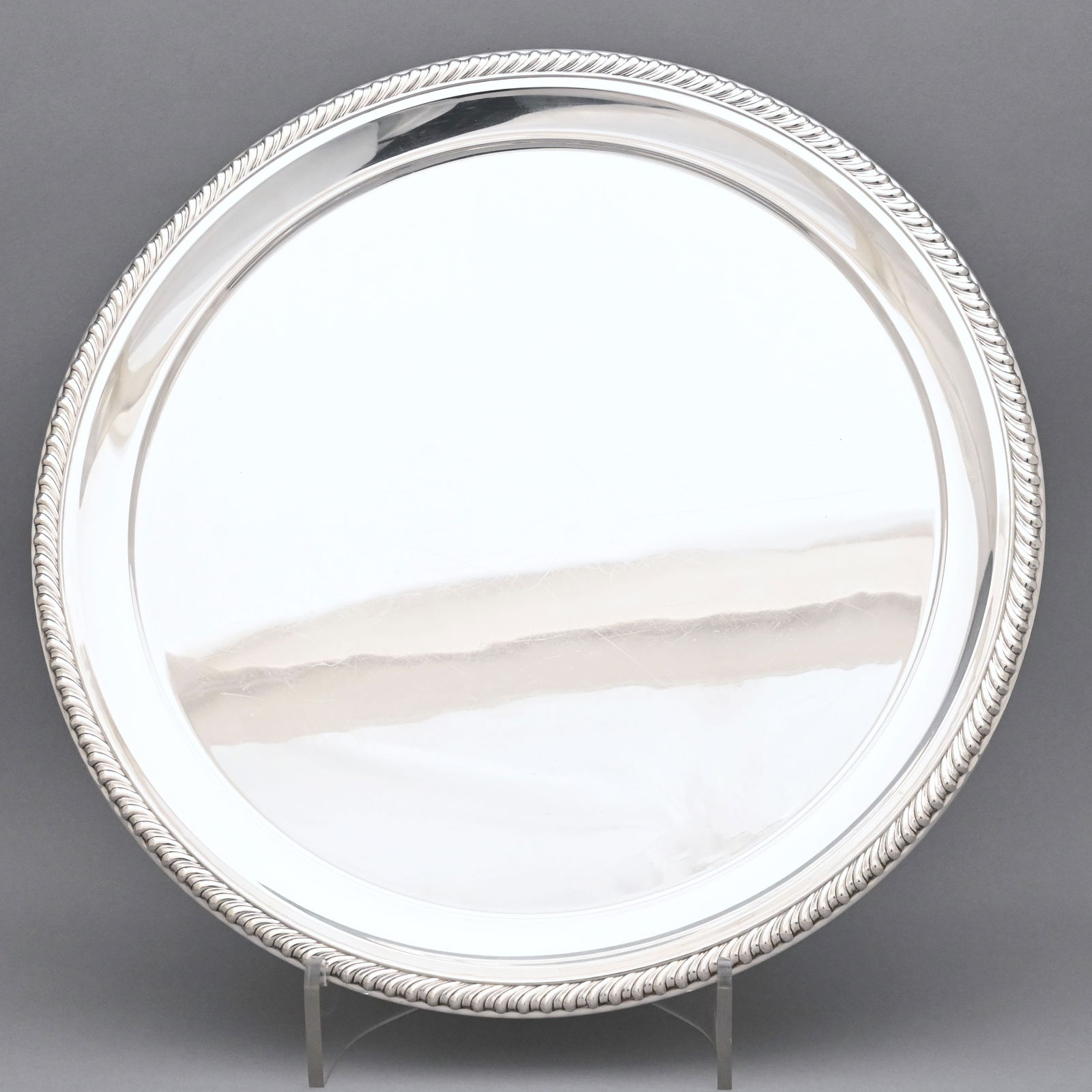 American Sterling Silver Circular Tray (1 of 3)