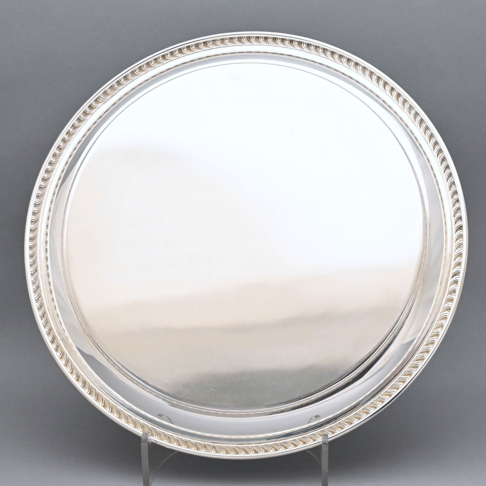 American Sterling Silver Circular Tray - 2