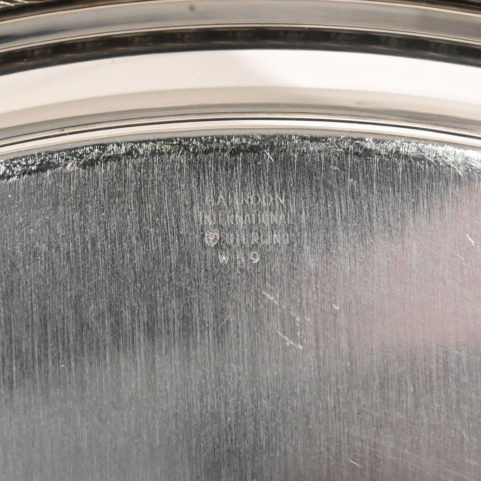 American Sterling Silver Circular Tray - 3