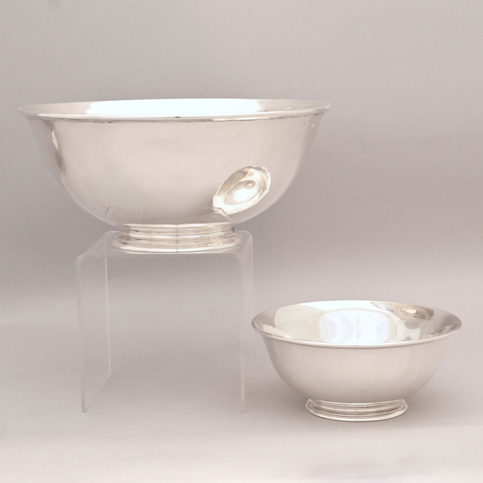 Two American Arts & Crafts Silver Bowls, A. Stone (1 of 7)