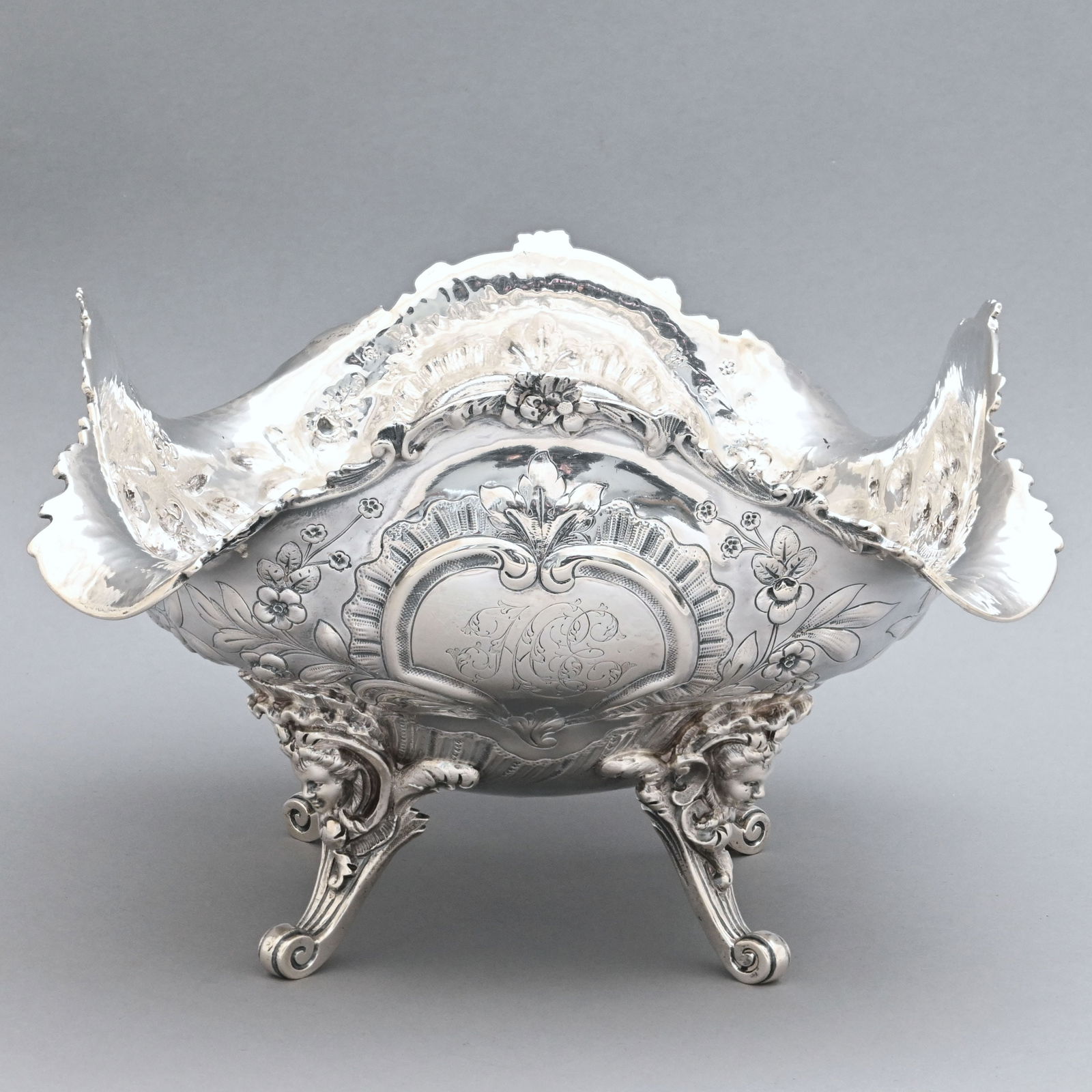 French Silver Center Basket (1 of 7)