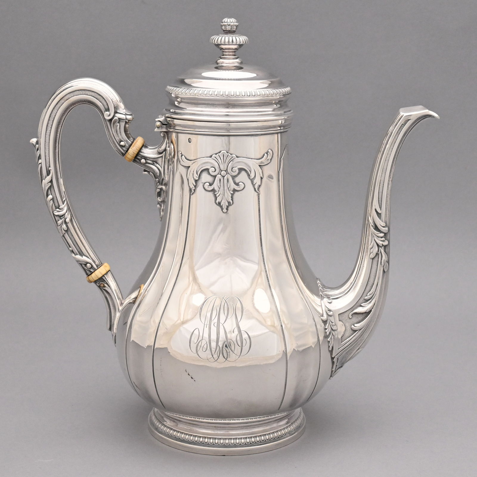 French Silver Coffeepot, Emile or Jean Puiforcat (1 of 7)