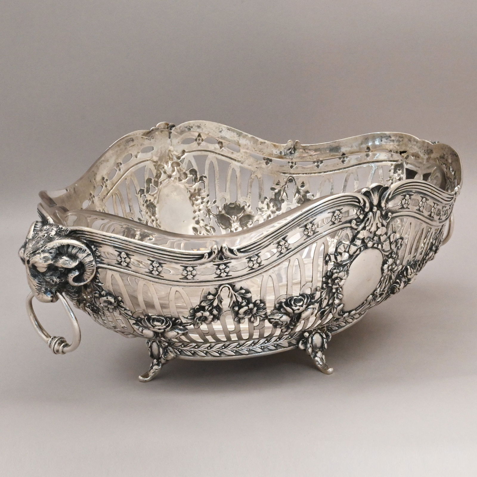 German Silver Center Bowl - 4