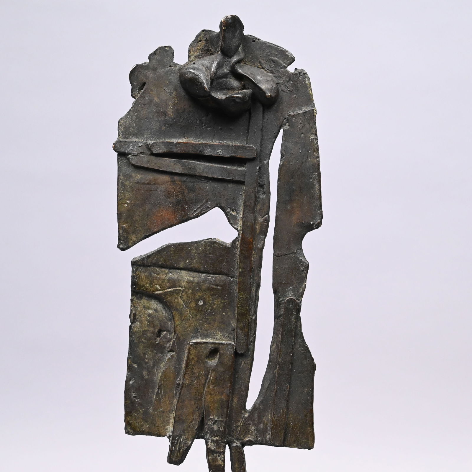Brutalist Bronze Sculpture - 5