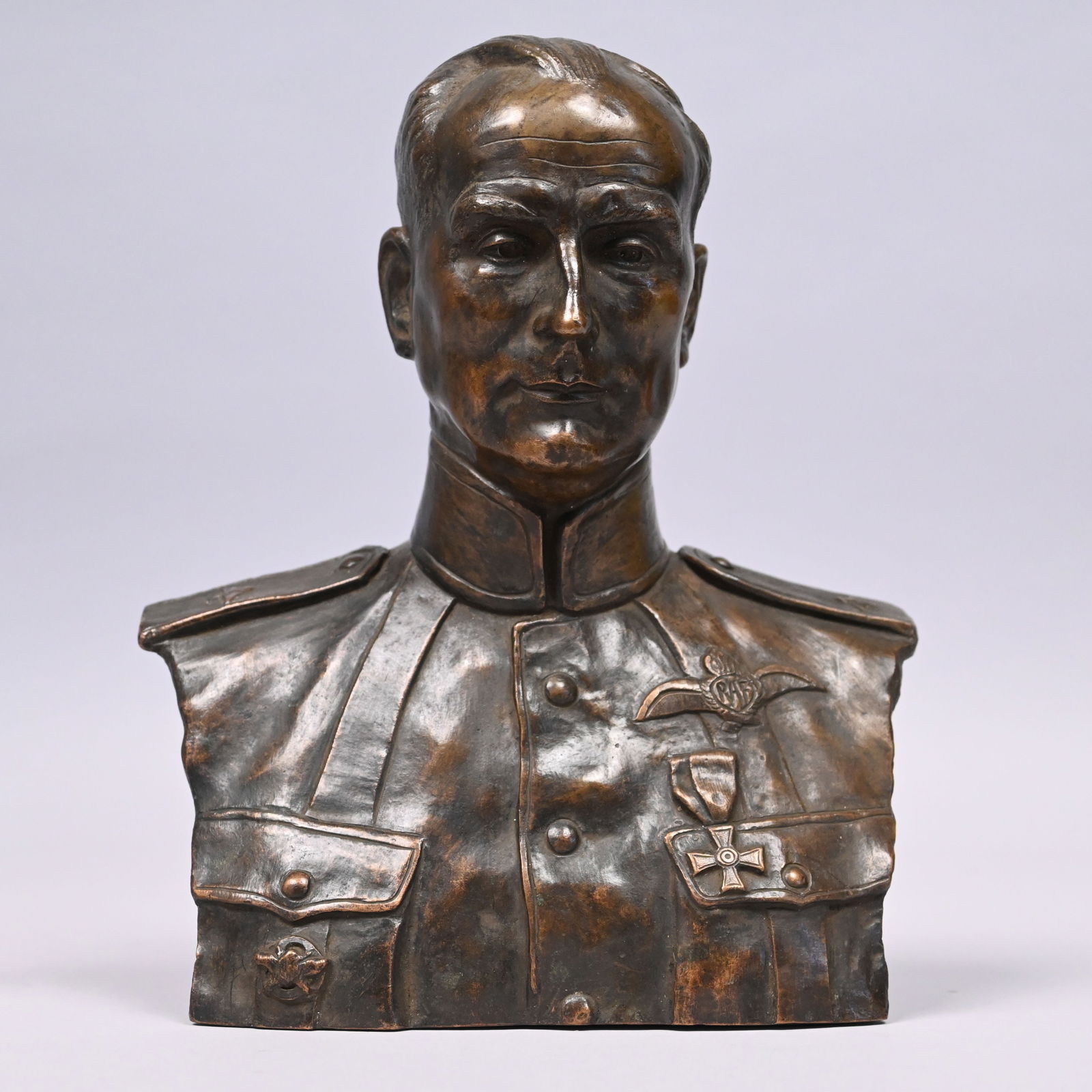 British School - Bust of a Royal Air Force Officer (1 of 5)