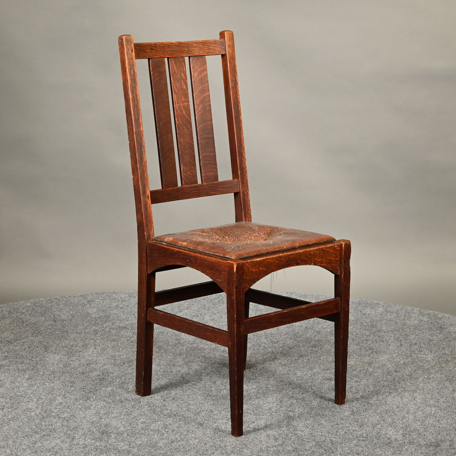 Harvey Ellis for Gustav Stickley Oak Side Chair (1 of 10)