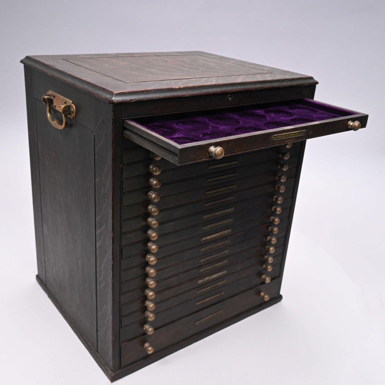 American Oak Watchmakers Cabinet - 6