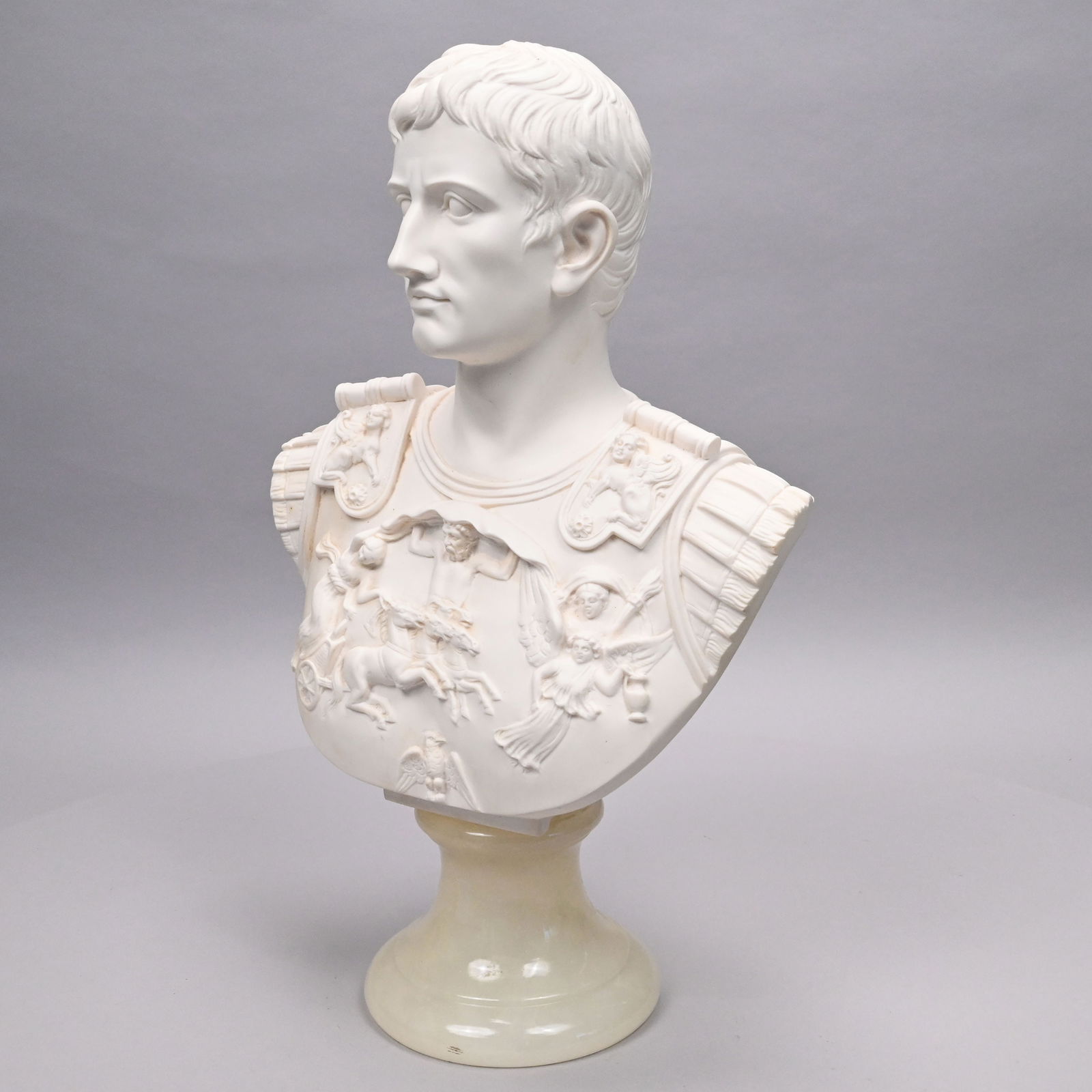 After Giuseppe Bessi - Bust of Caesar Augustus - 2
