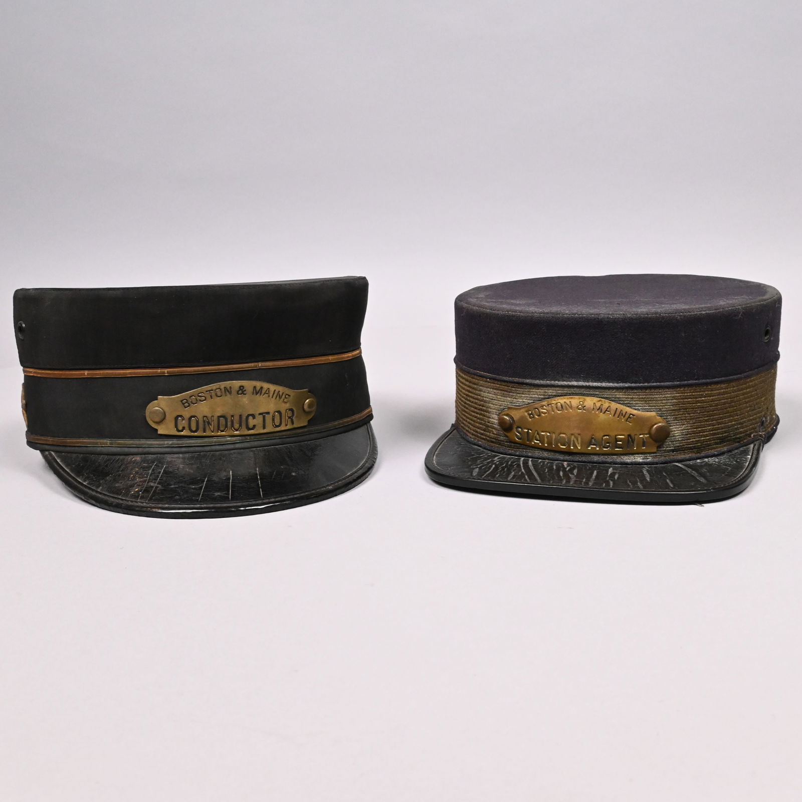 Two "Boston and Maine" Railroad Caps (1 of 18)