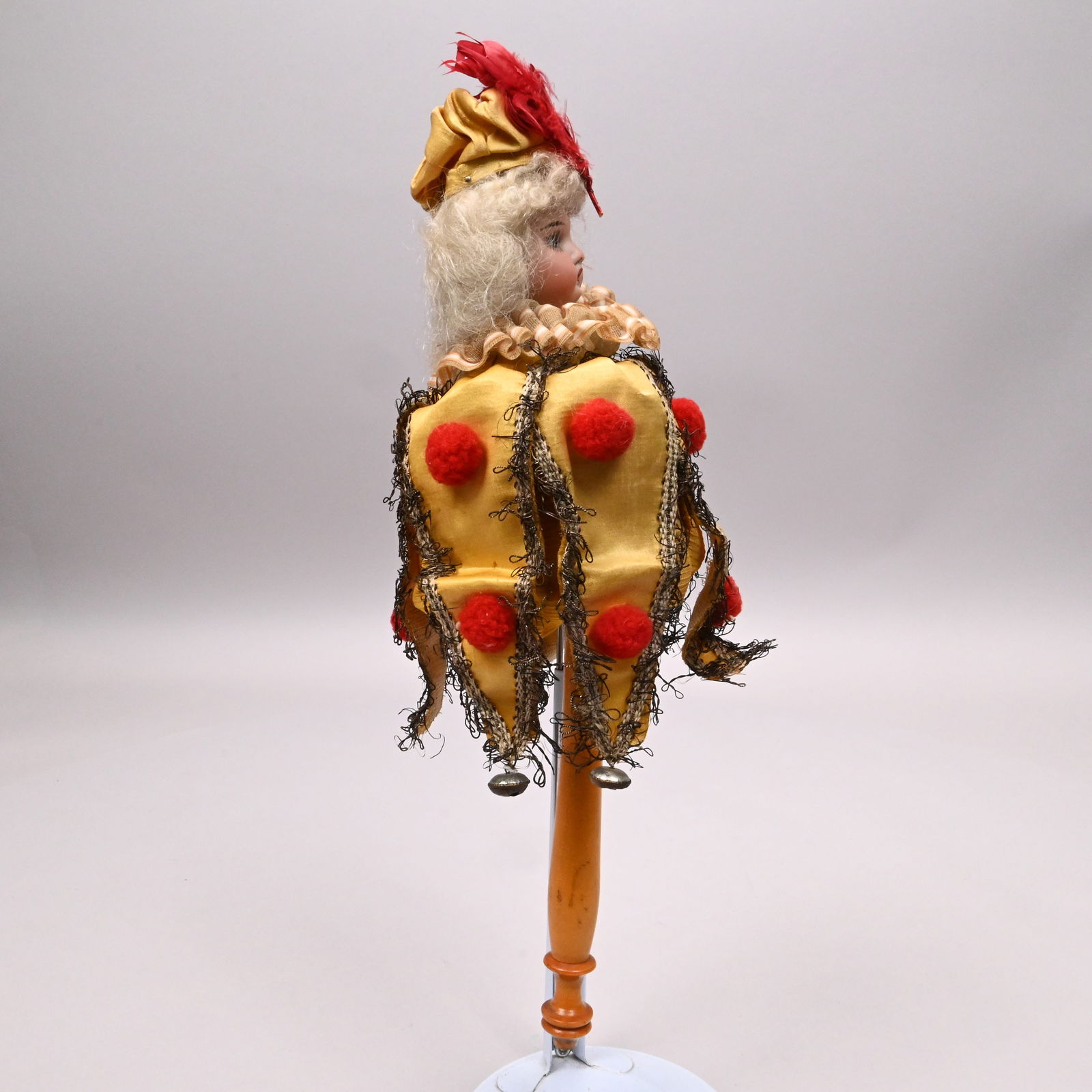 German Spinning Jester Marotte Stick Puppet - 4