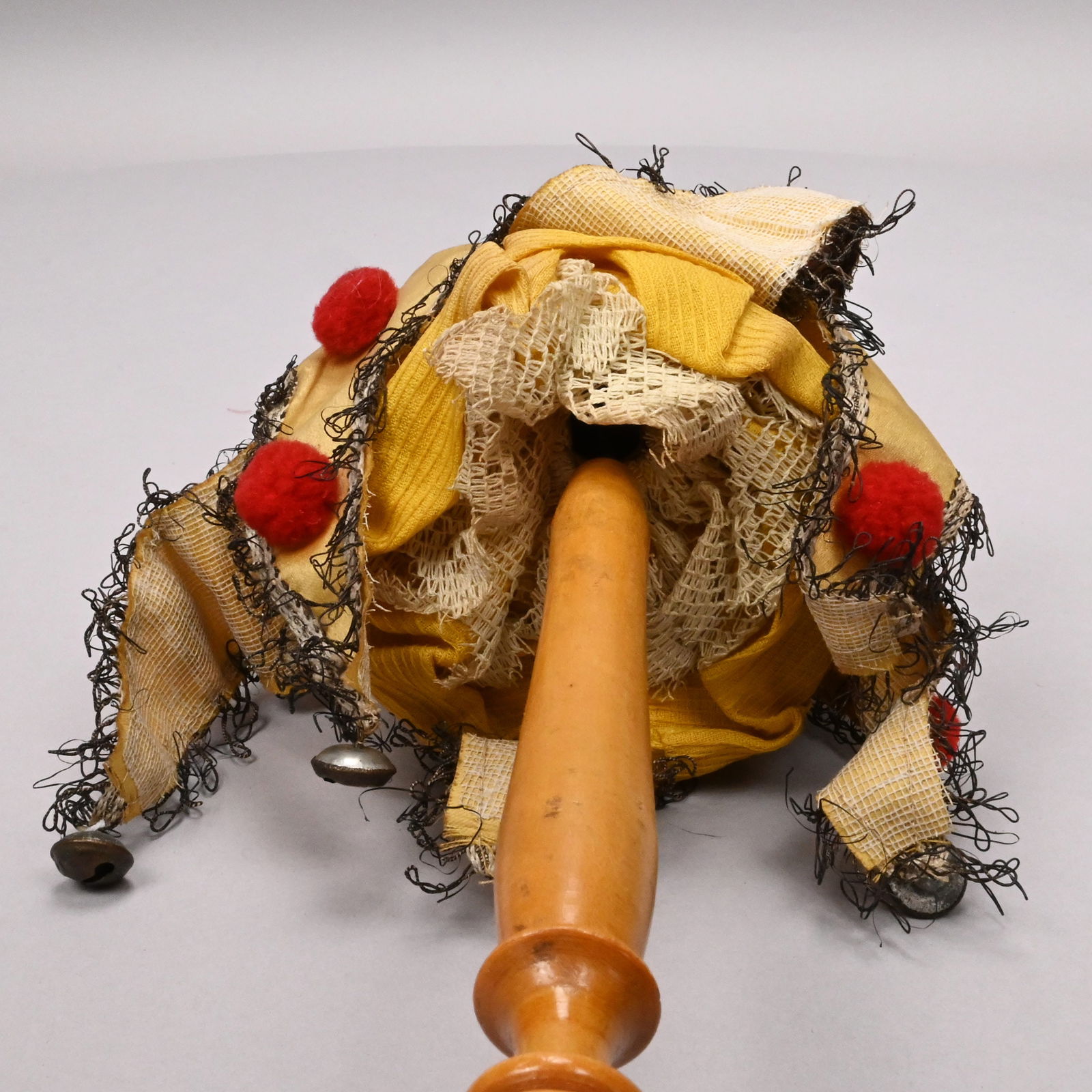 German Spinning Jester Marotte Stick Puppet - 6