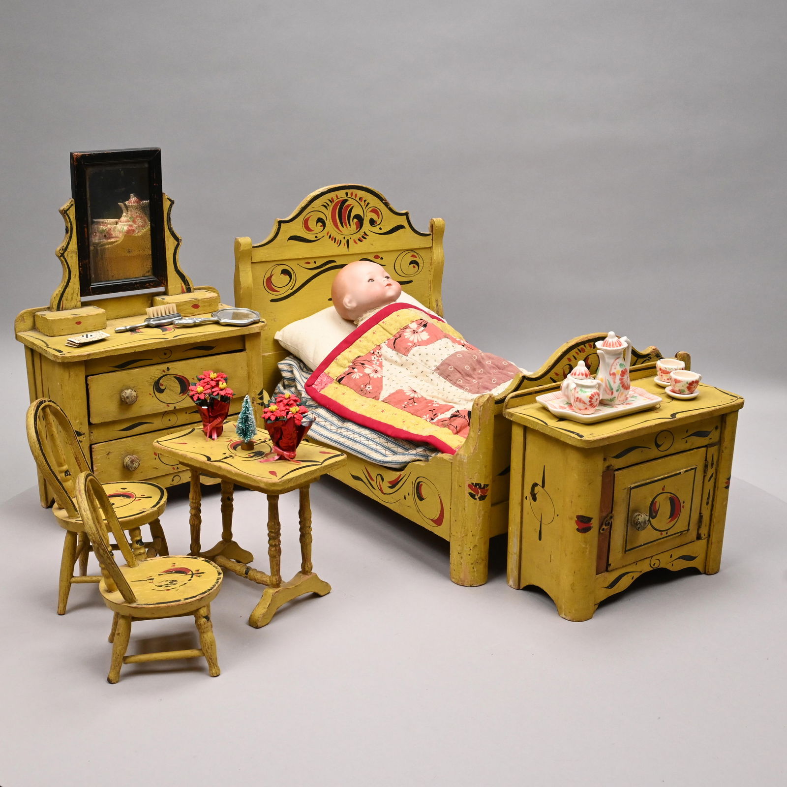 Cottage Furniture 6-Piece Bedroom Set & A.M. Doll (1 of 17)