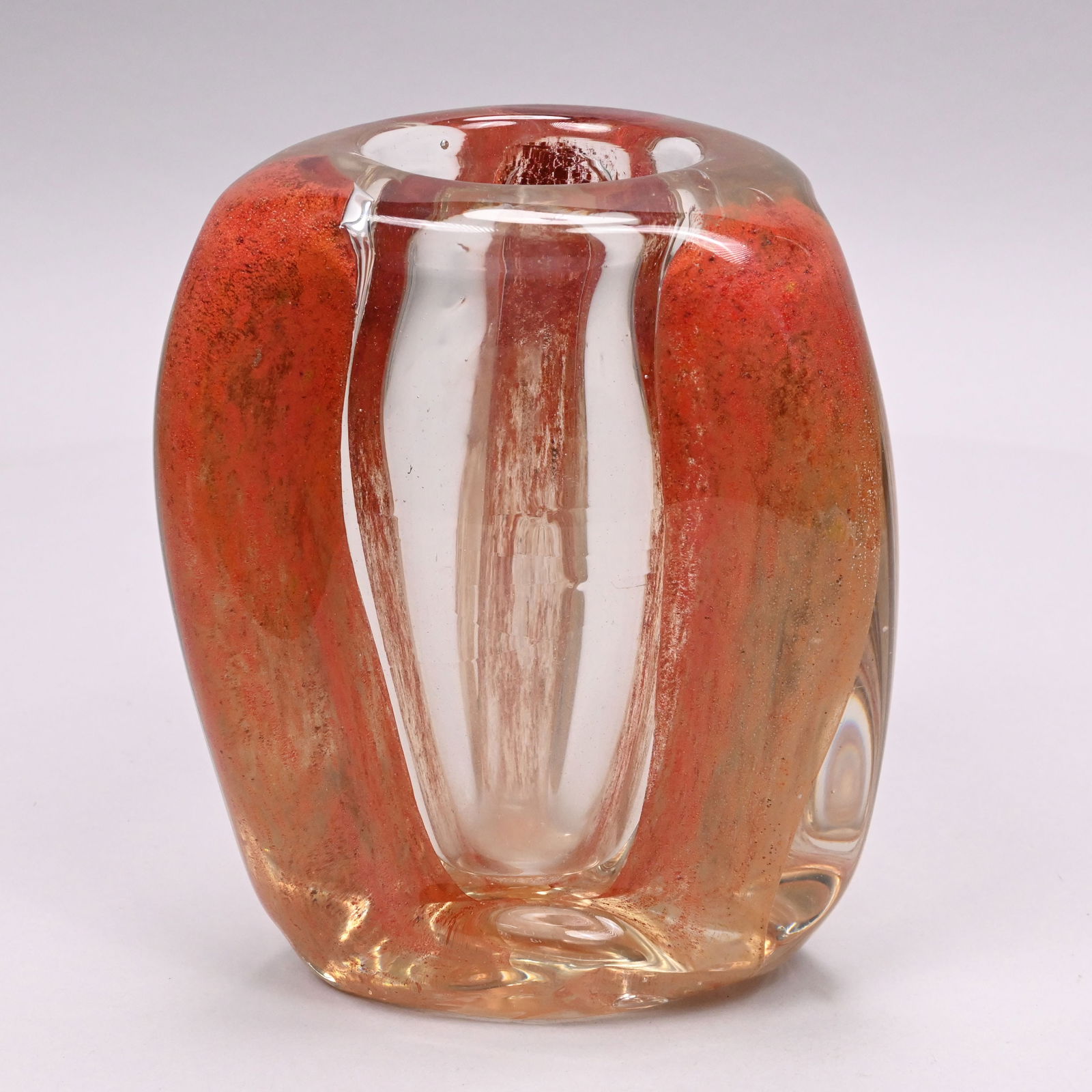 Andre Thuret - Blown and Shaped Glass Vase (1 of 6)
