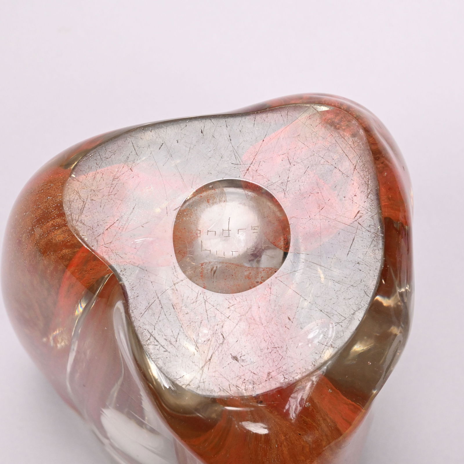 Andre Thuret - Blown and Shaped Glass Vase - 5