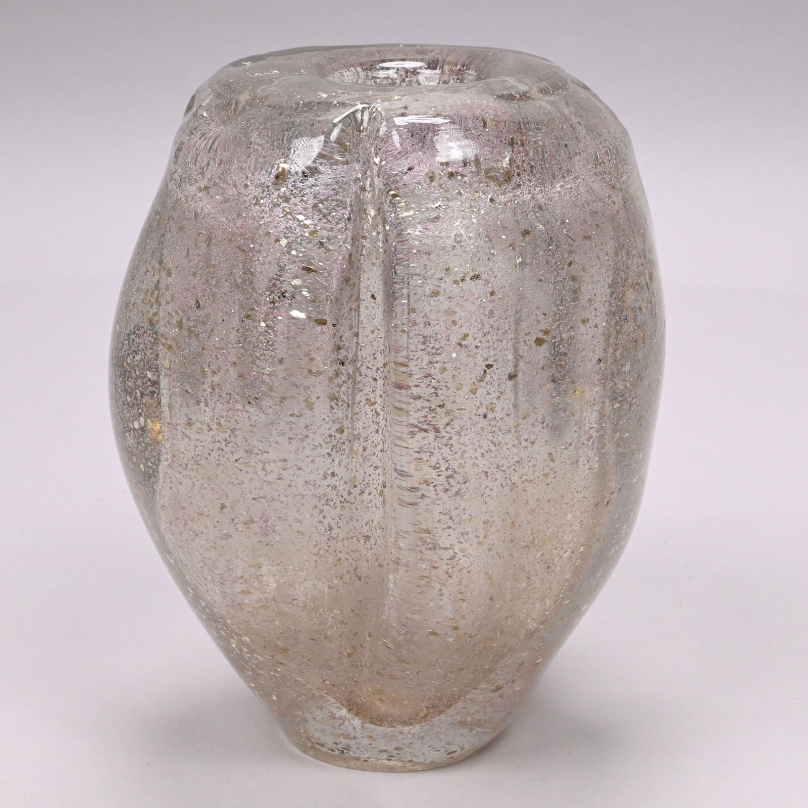 Andre Thuret - Blown and Shaped Glass Vase (1 of 5)