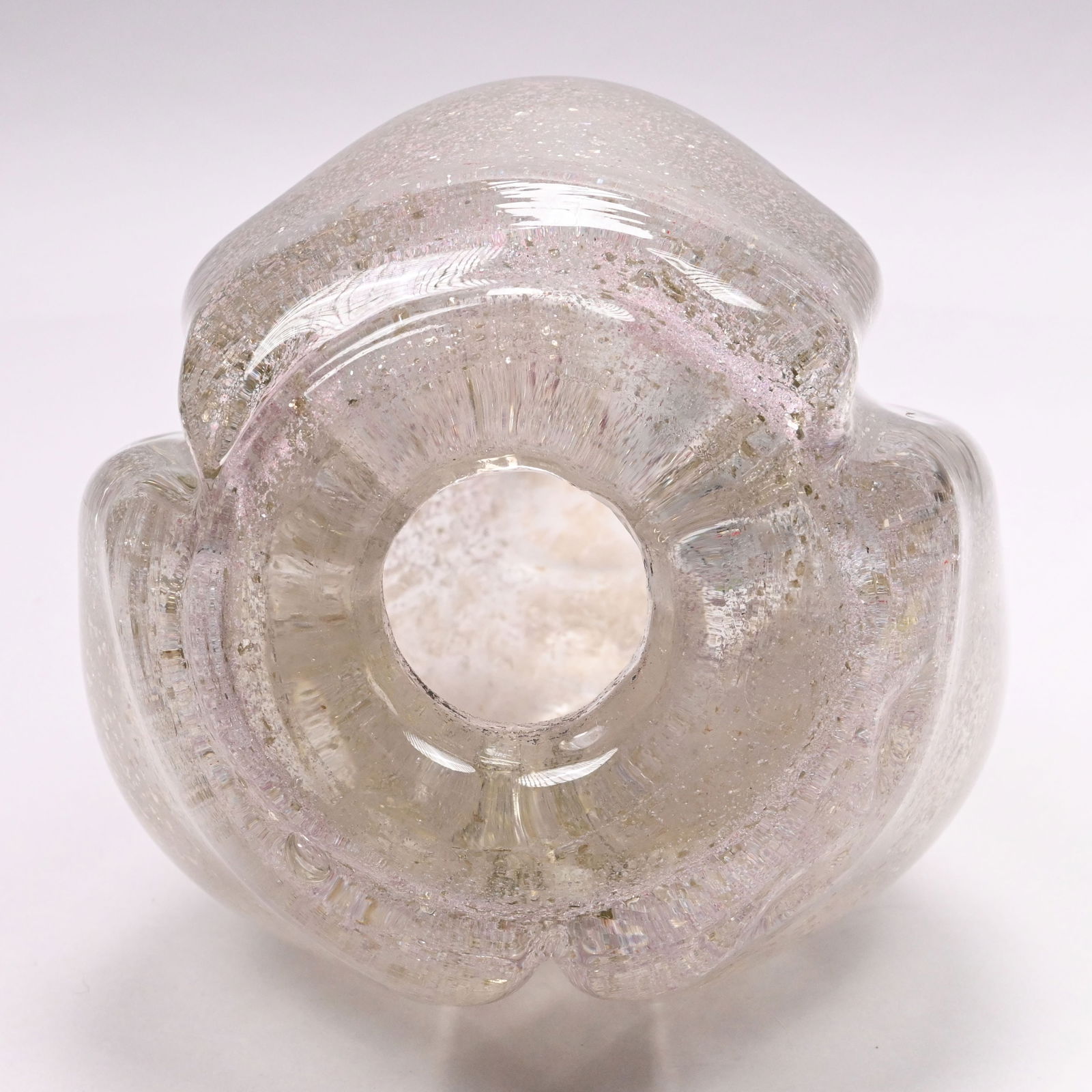 Andre Thuret - Blown and Shaped Glass Vase - 4