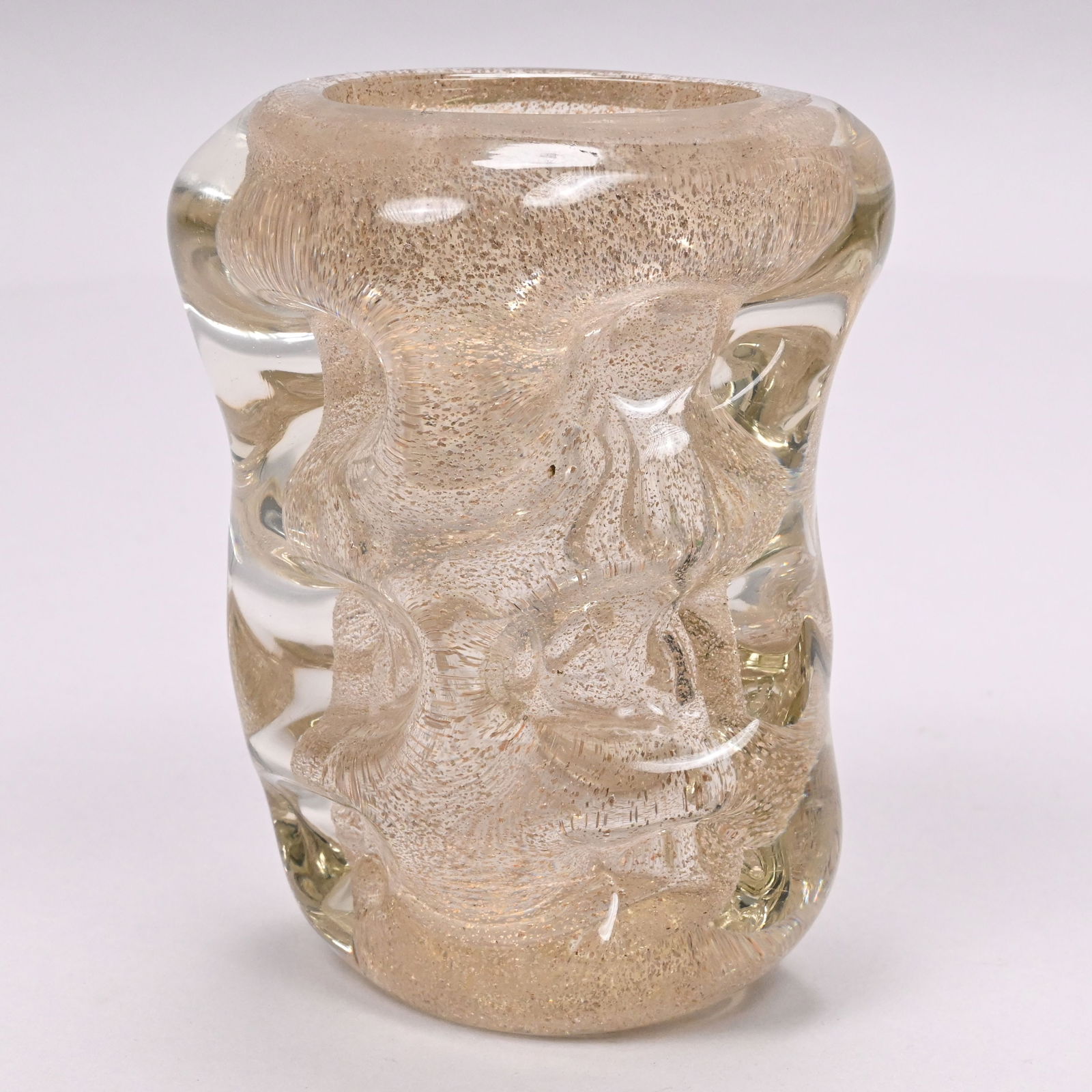 Andre Thuret - Blown and Shaped Glass Vase - 9