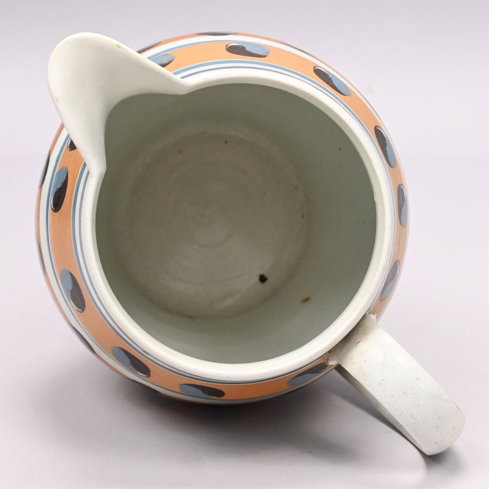 British Pearlware Mochaware Jug - 5