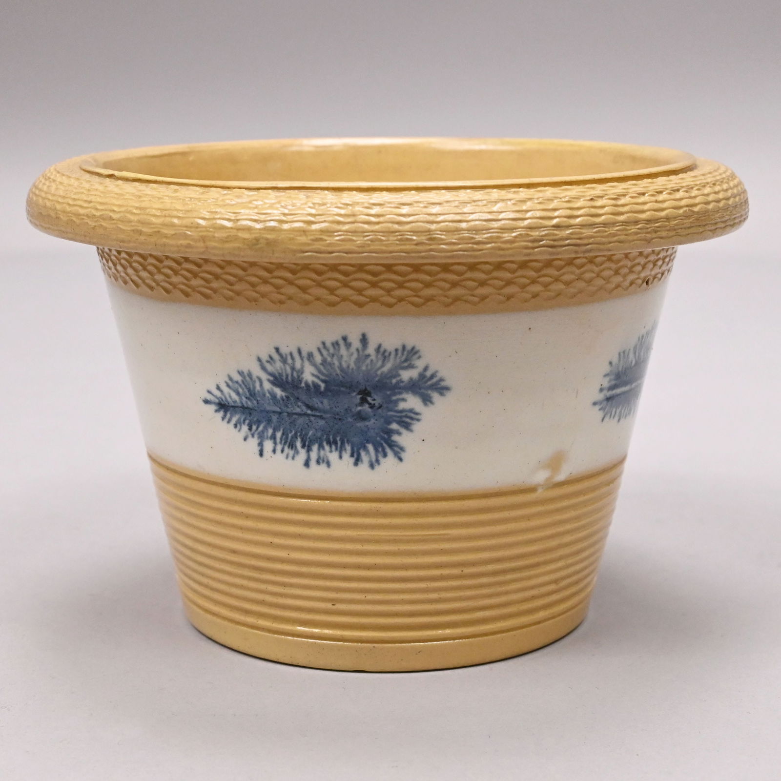 Five Yellowware Mochaware and Spongeware Articles - 3