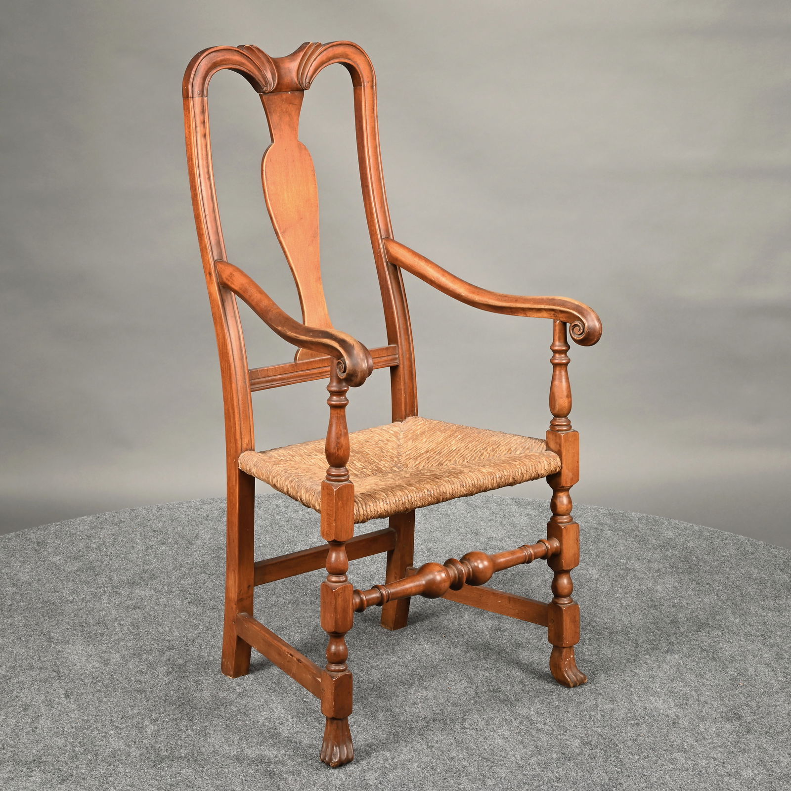 Spanish Foot Maple "Ram's Horn" Armchair (1 of 11)
