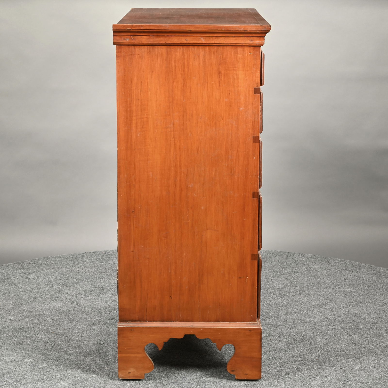 New England Chippendale Maple Chest - 8