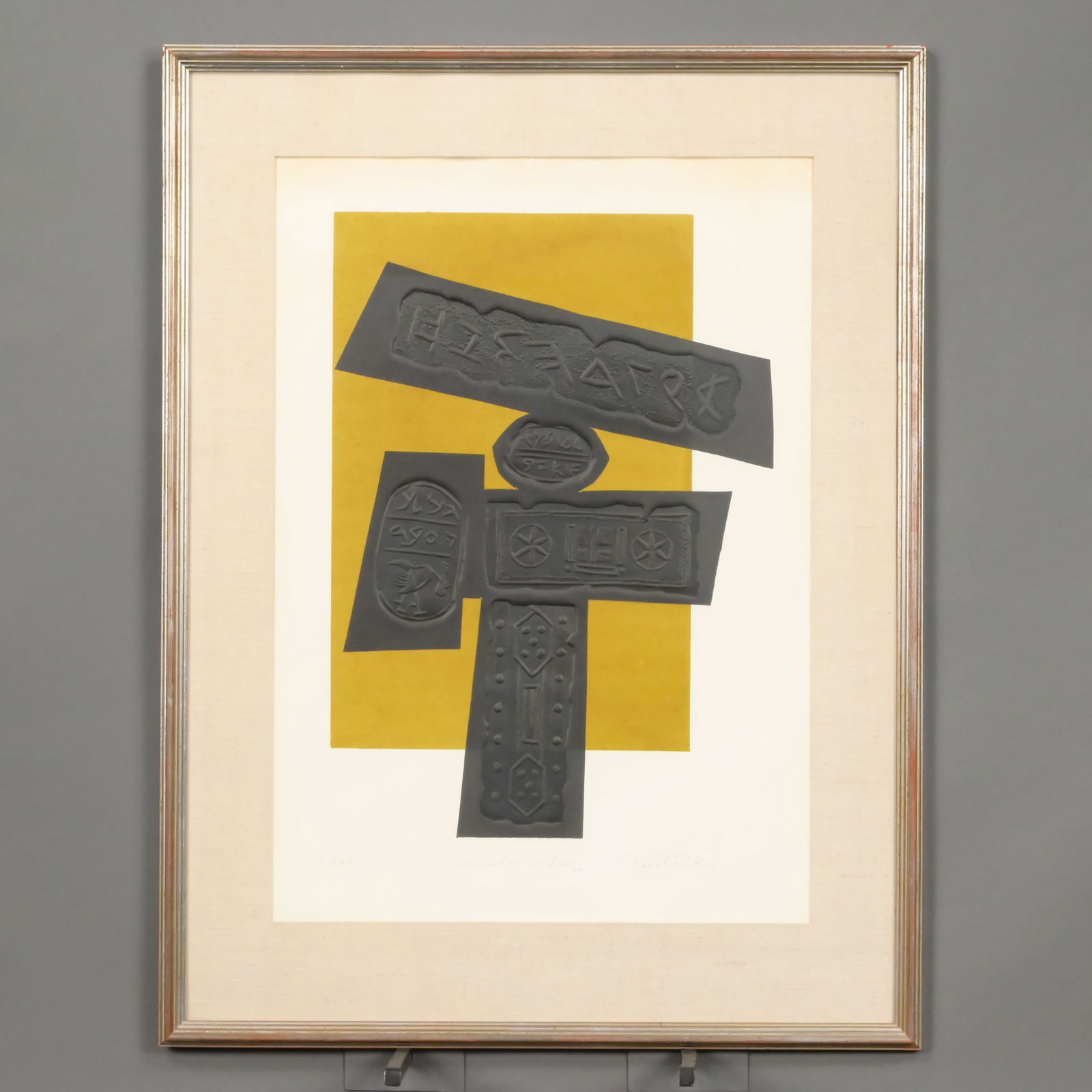 Rina Rotholz - "Celebration in Bronze": Rina Rotholz (Israeli/American, 1928-2020). "Celebration in Bronze". Tuilegraph print, (25.5 x 17.75 inches, sight), signed "Rina Rotholz" in pencil lower right, numbered 5/50 lower left, and titled