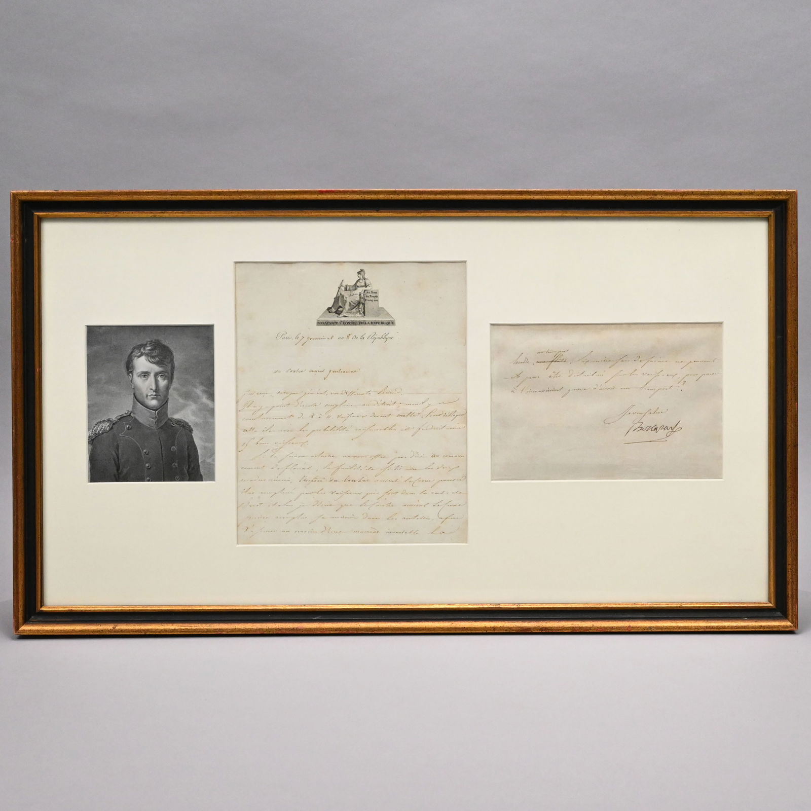 Napoleon Bonaparte Letter to RearAdmiral Ganteaume (1 of 8)