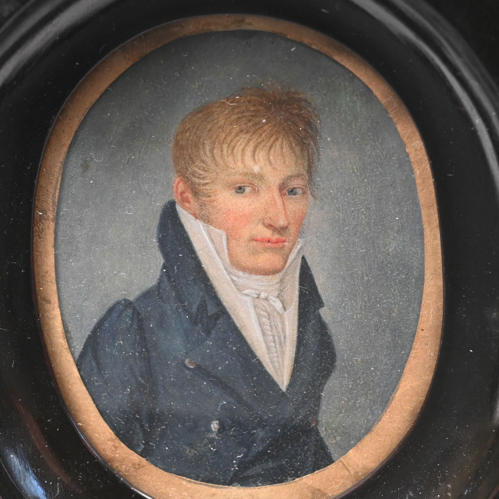 American School - Two Portrait Miniatures - 3