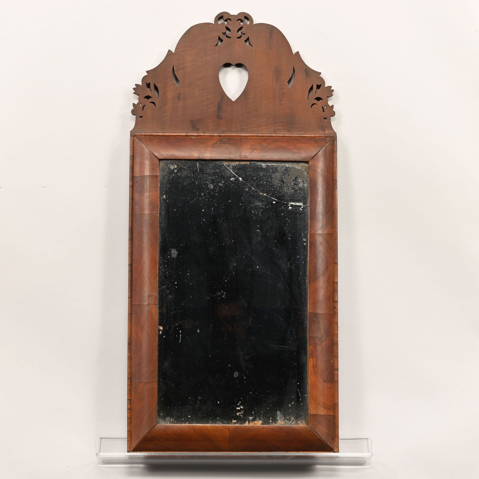 Queen Anne Walnut Mirror (1 of 2)