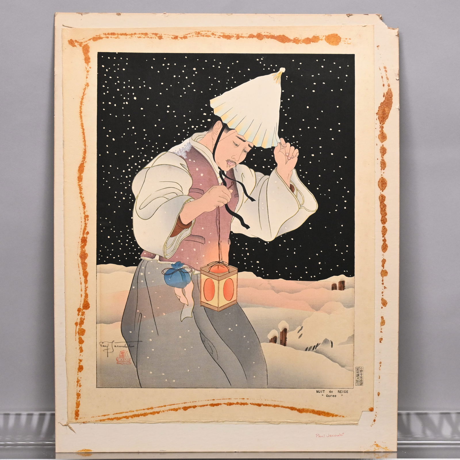 Paul Jacoulet - Three Woodblock Prints - 11