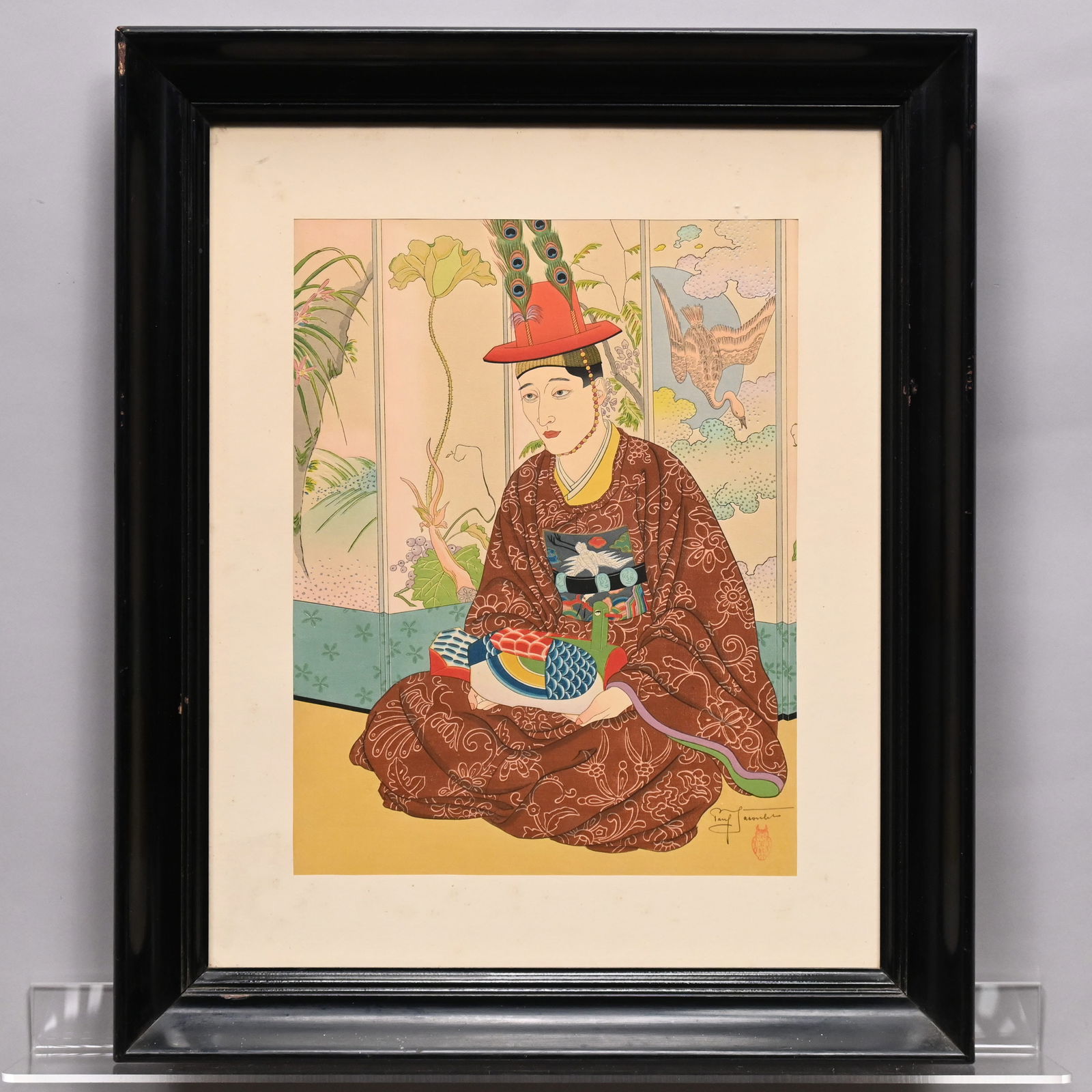 Paul Jacoulet - Three Woodblock Prints - 6