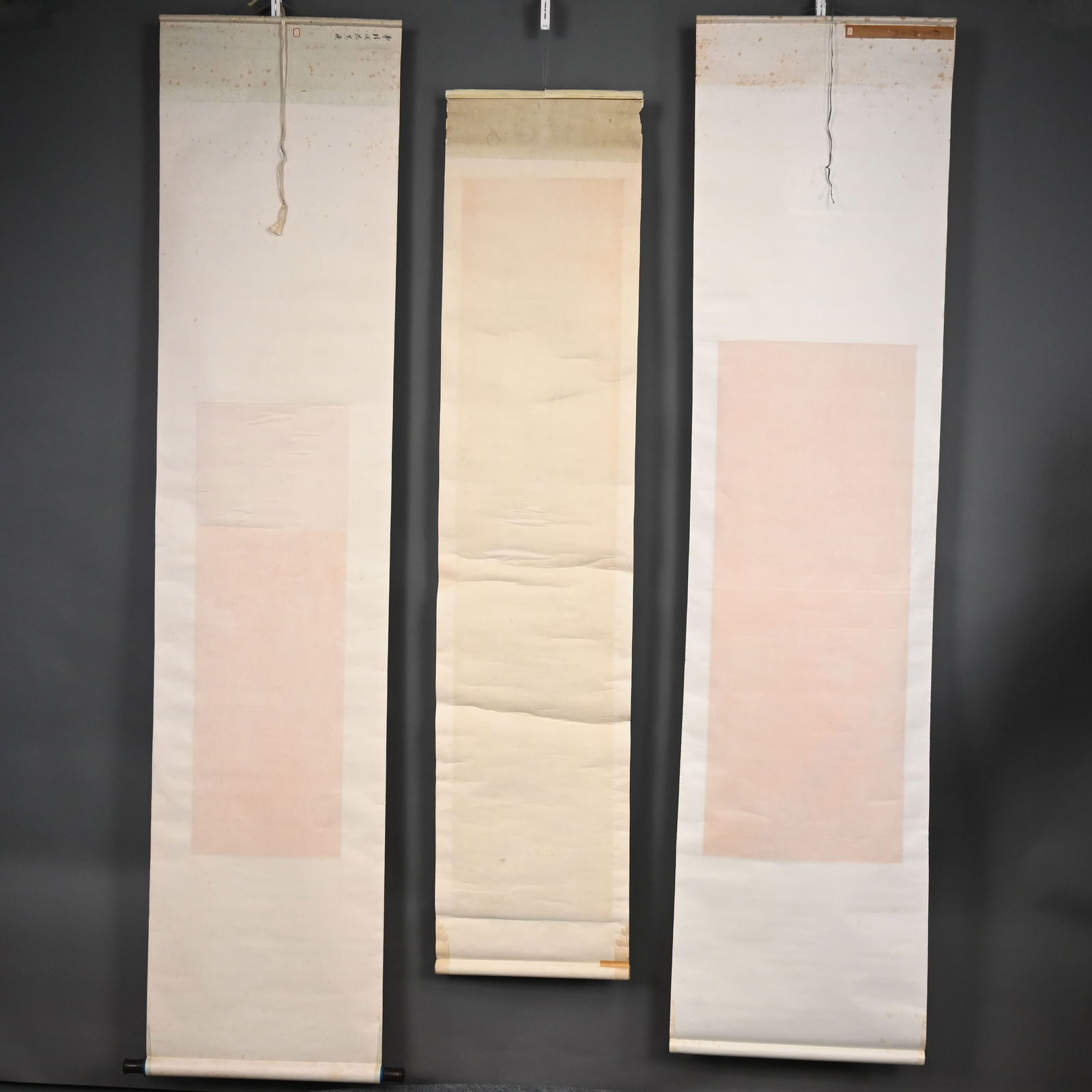 Three Chinese Hanging Scroll Paintings - 17