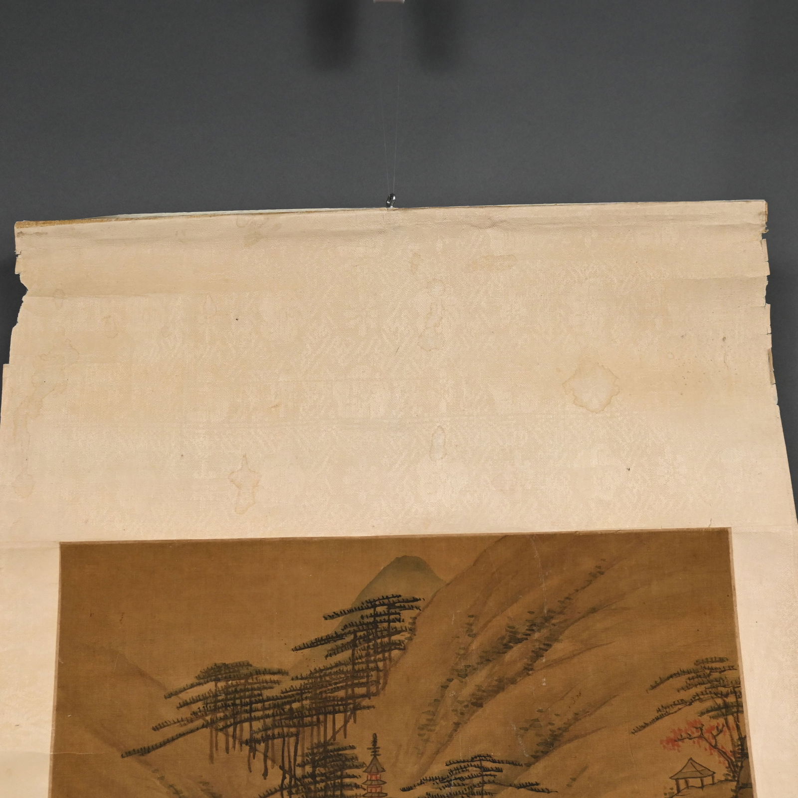 Three Chinese Hanging Scroll Paintings - 6