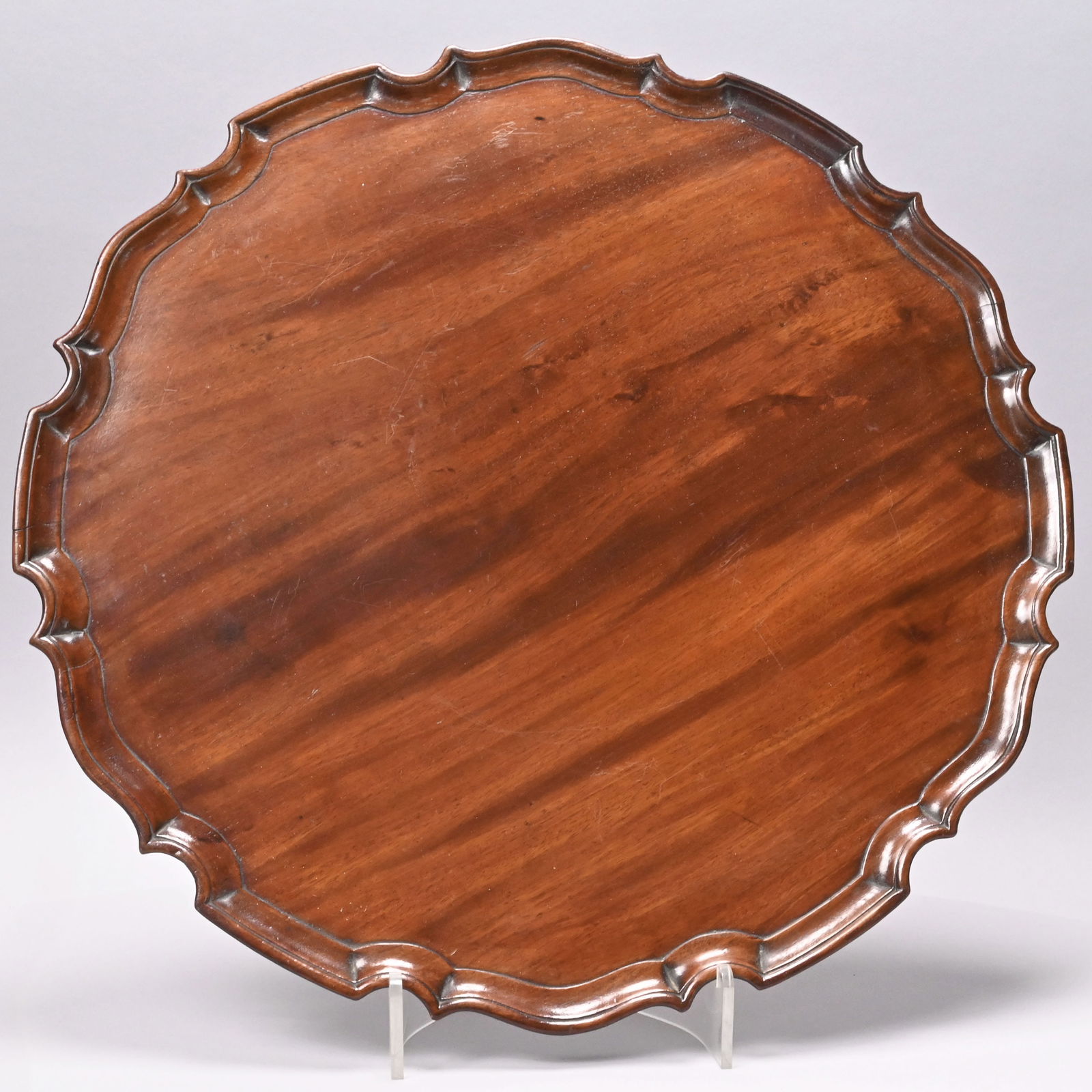 Chippendale Style Mahogany Circular Tray (1 of 3)