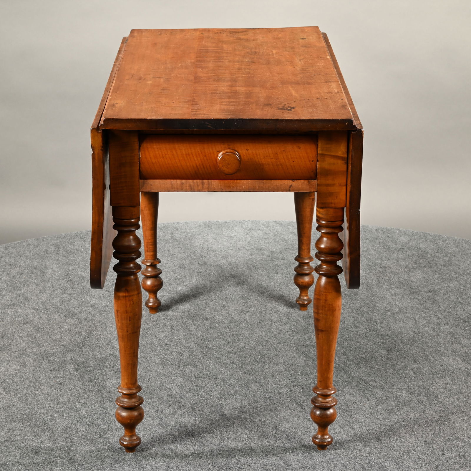 Sheraton Tiger Maple Pembroke Table - 8