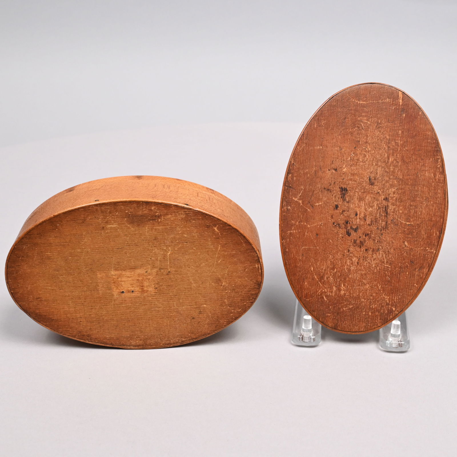 Set Four Shaker Nesting Oval Pantry Boxes & Single - 10