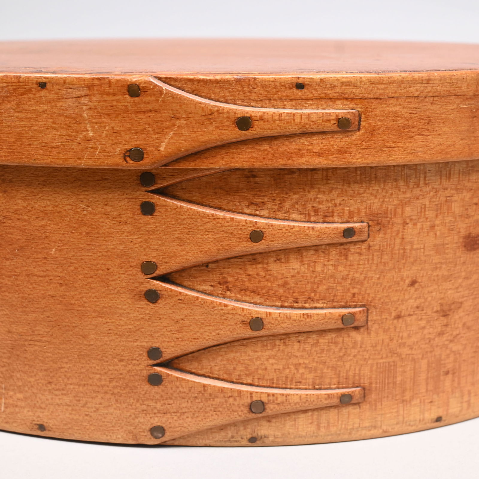 Set Four Shaker Nesting Oval Pantry Boxes & Single - 11